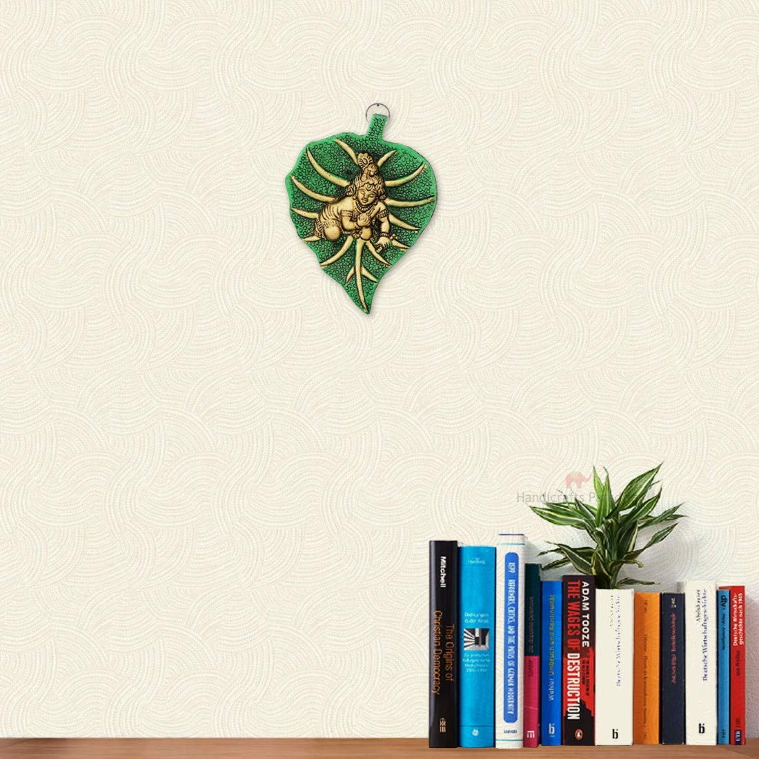 Lord Ganesha Wall Hanging - Metal Leaf Décor -10 Lord Ganesha Wall Hanging - Metal Leaf Décor -10