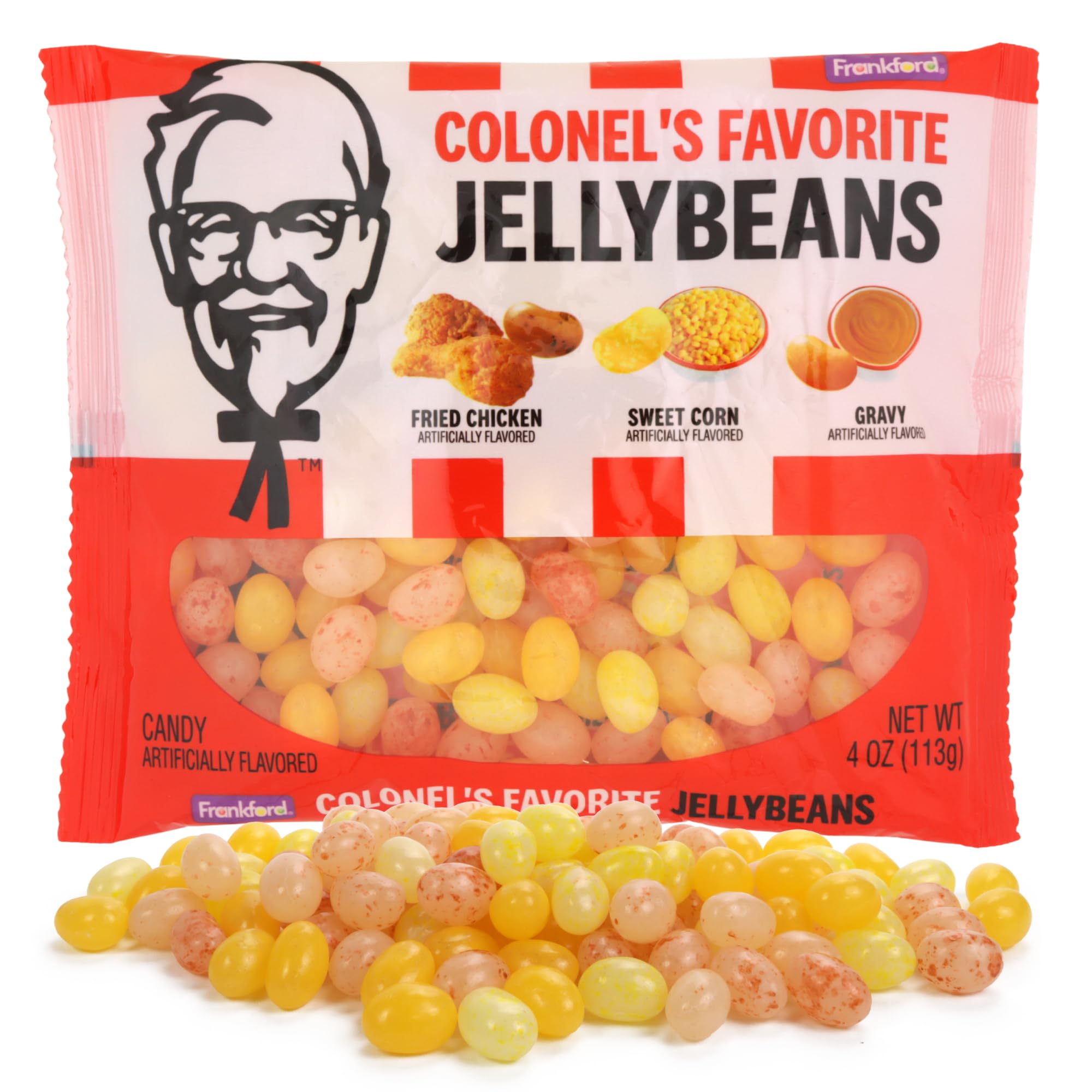 Amazon.com : KFC Jelly Beans, Colonel's Favorite Flavors- Fried