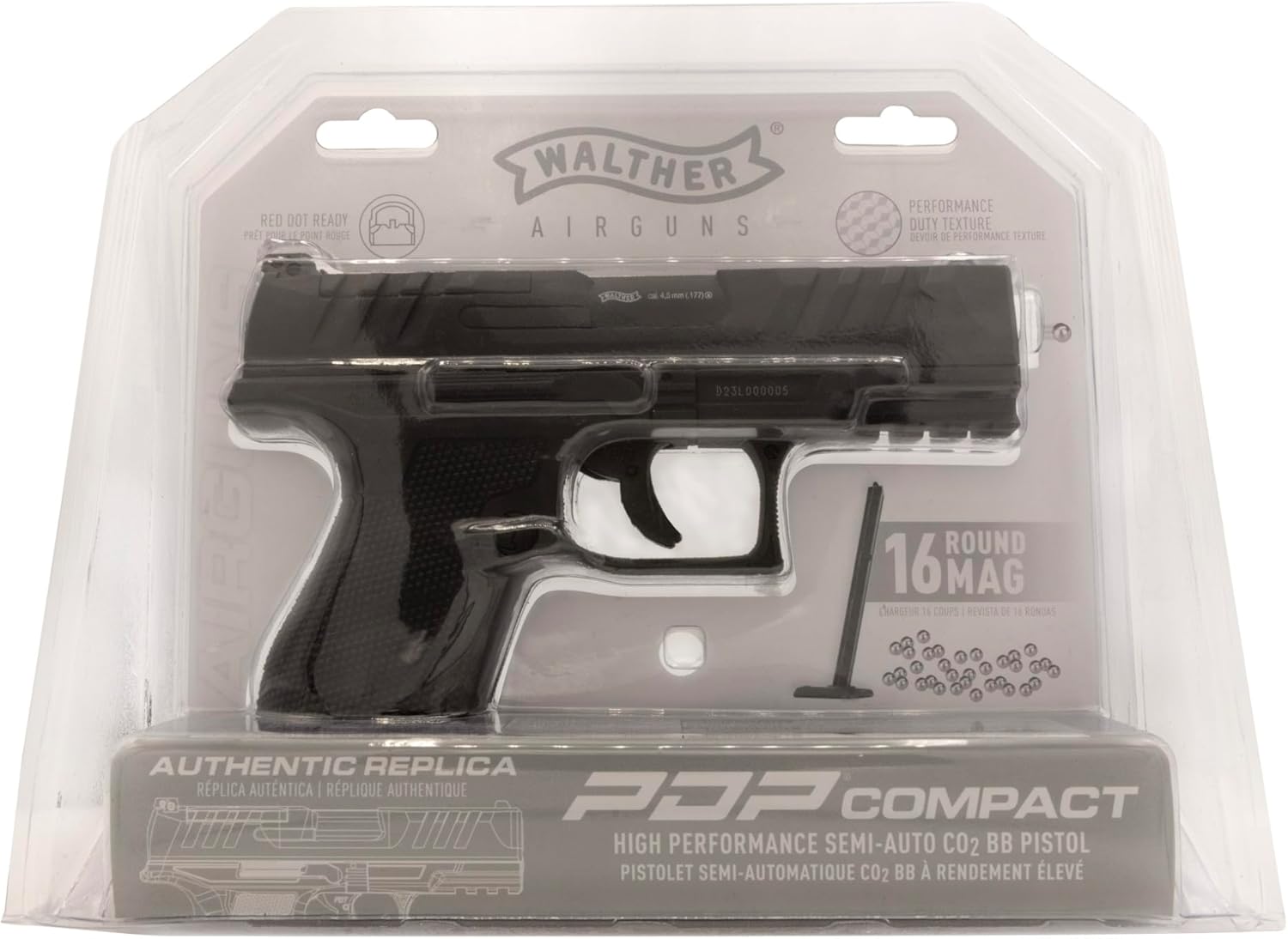 Walther PDP Compact .177 Caliber BB Gun Air Pistol