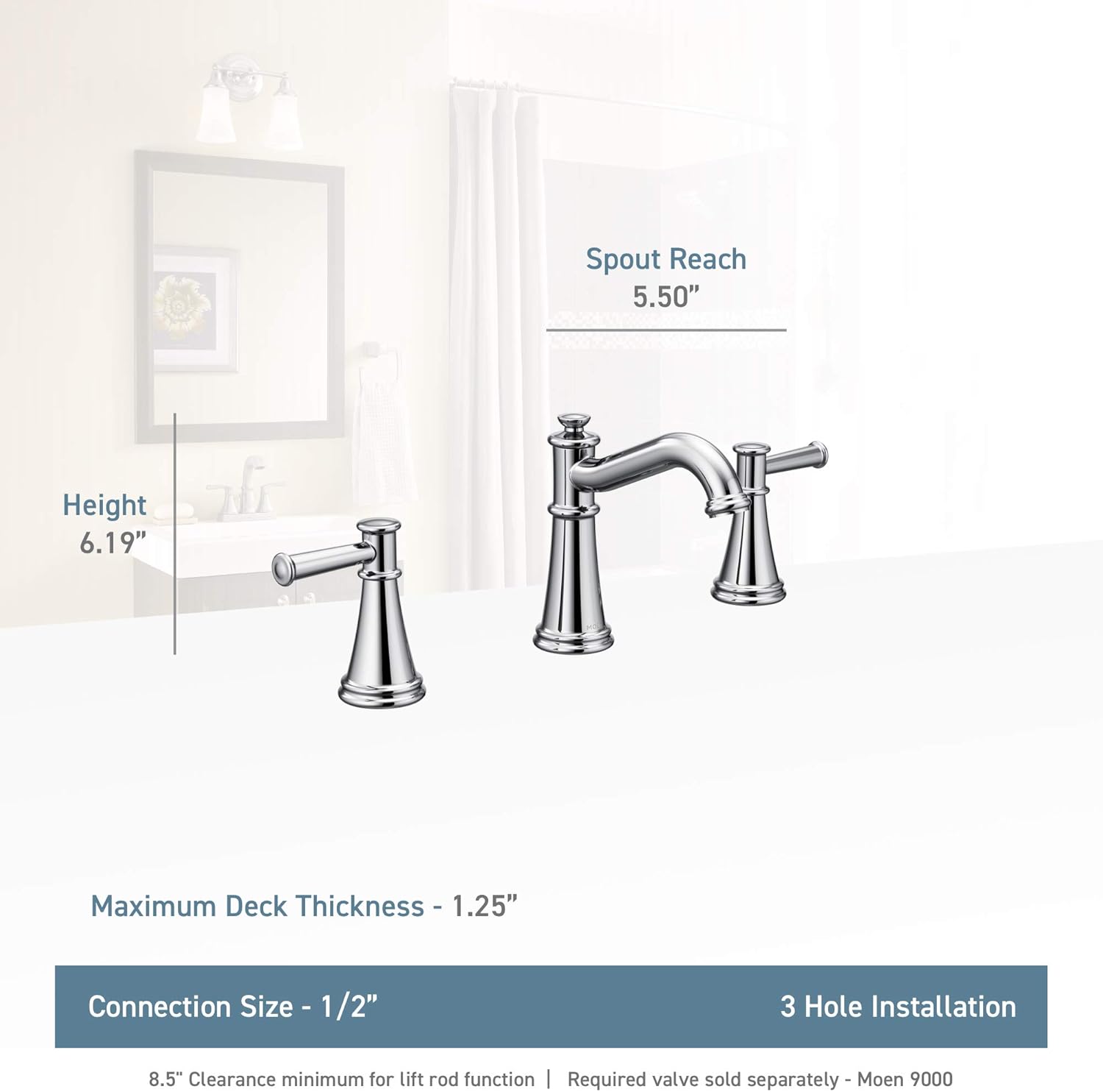 Tech Deals 🔥 Moen T6405ORB Belfield Two-Handle 8-Inch Widespread Bathroom Faucet Trim Kit, Valve Required, Oil Rubbed Bronze Product Deal Moen T6405ORB Belfield Two-Handle 8-Inch Widespread Bathroom Faucet Trim Kit, Valve Required, Oil Rubbed Bronze