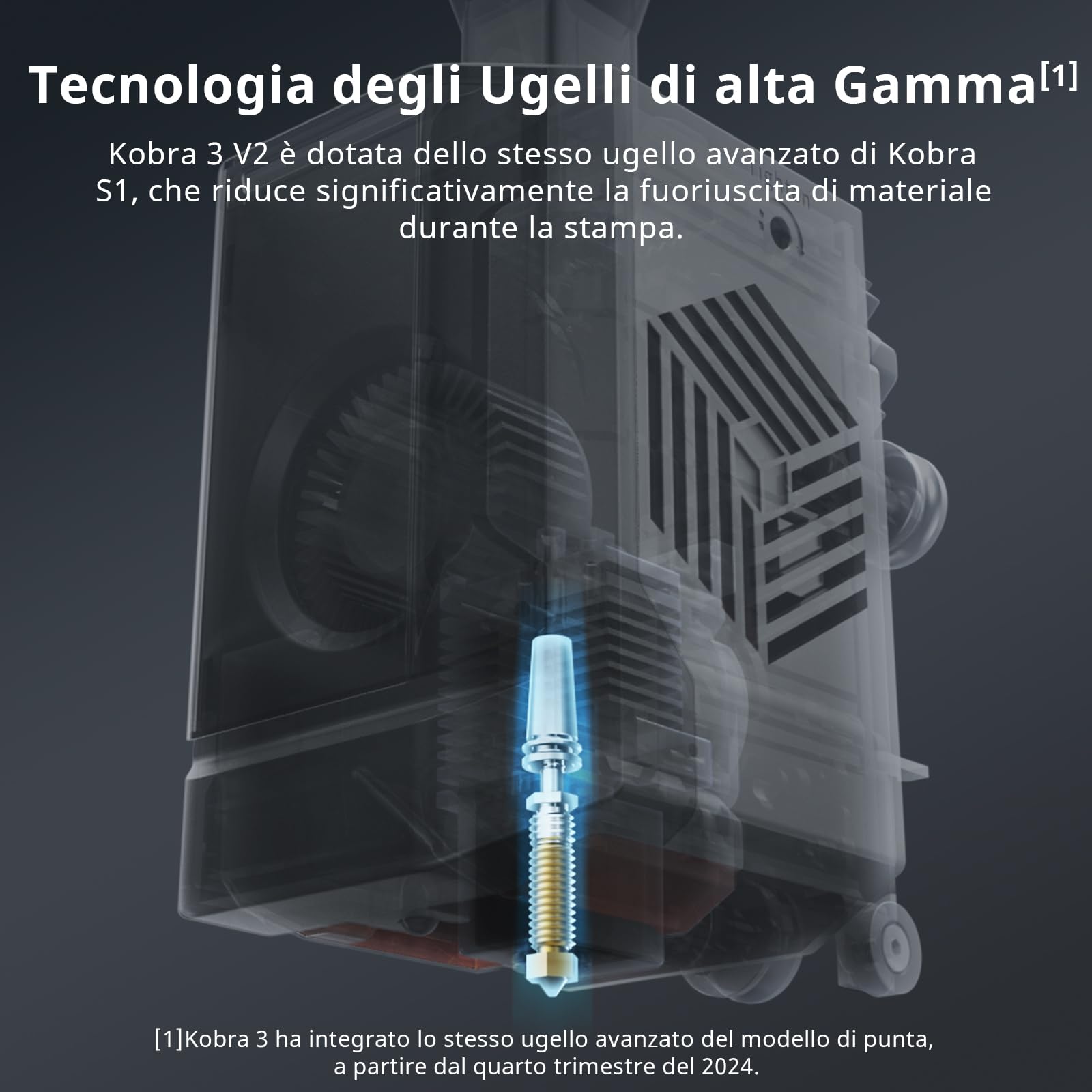 ANYCUBIC Stampante 3D Kobra 3 V2 Combo, Stampa Multicolore (4-8 Colori), Asciugatura e Stampa, 600 mm/s ad Alta Velocità, Livellamento Automatico LeviQ 3.0, Lavoro con i Principali Filamenti