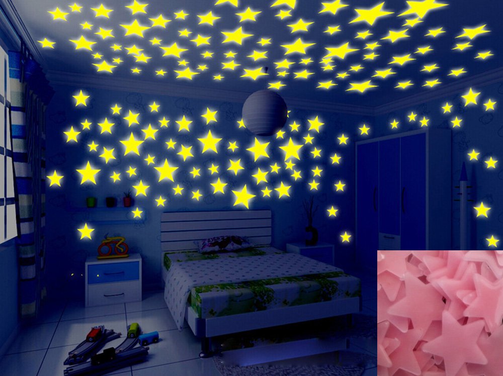 452 Stelle Luminose Fluorescenti Per Soffitto E Parete – Autoadesive, Si Illuminano Al Buio, Cameretta - 4