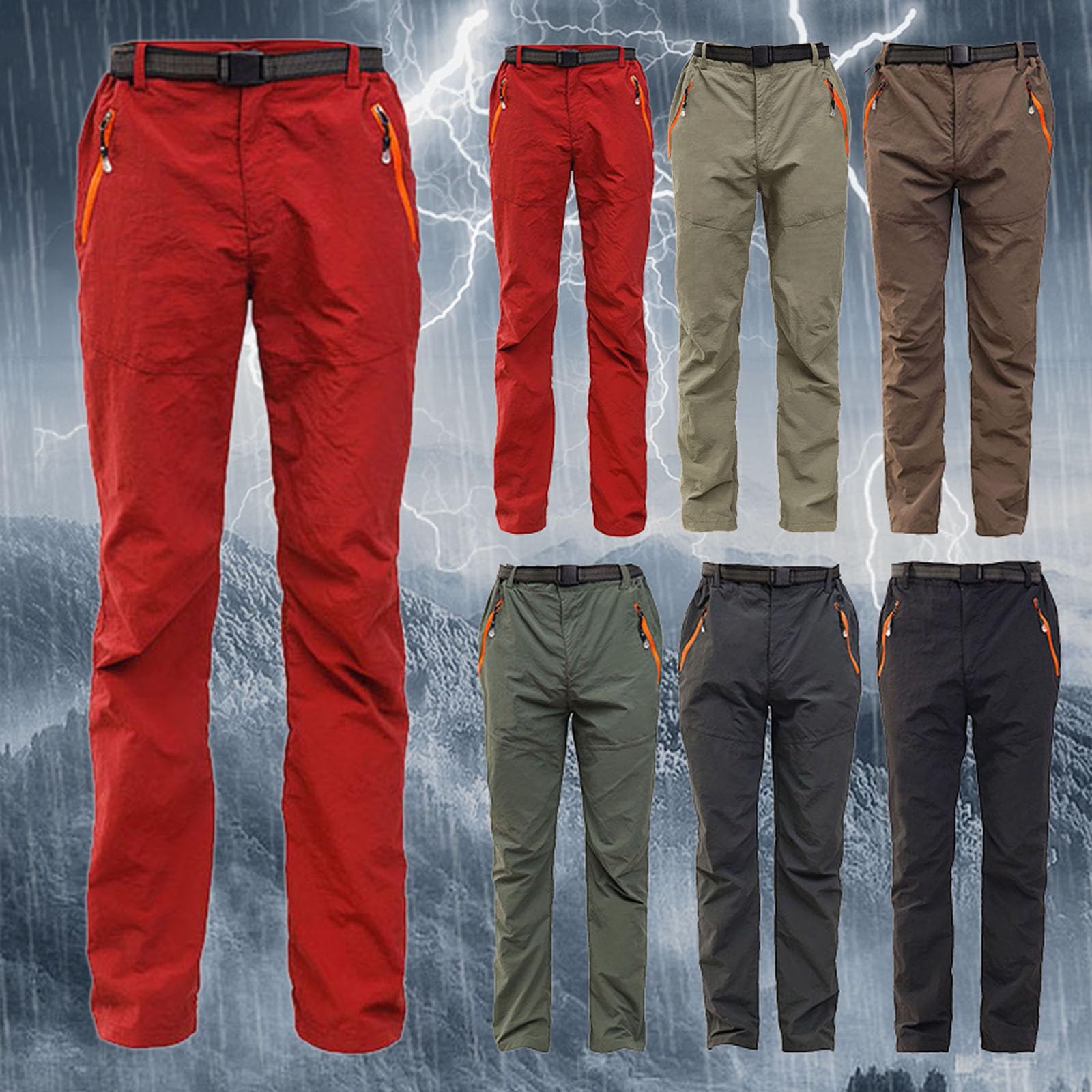 Pantalon de randonnée pour femme - Grandes tailles - Stretch - Imperméable