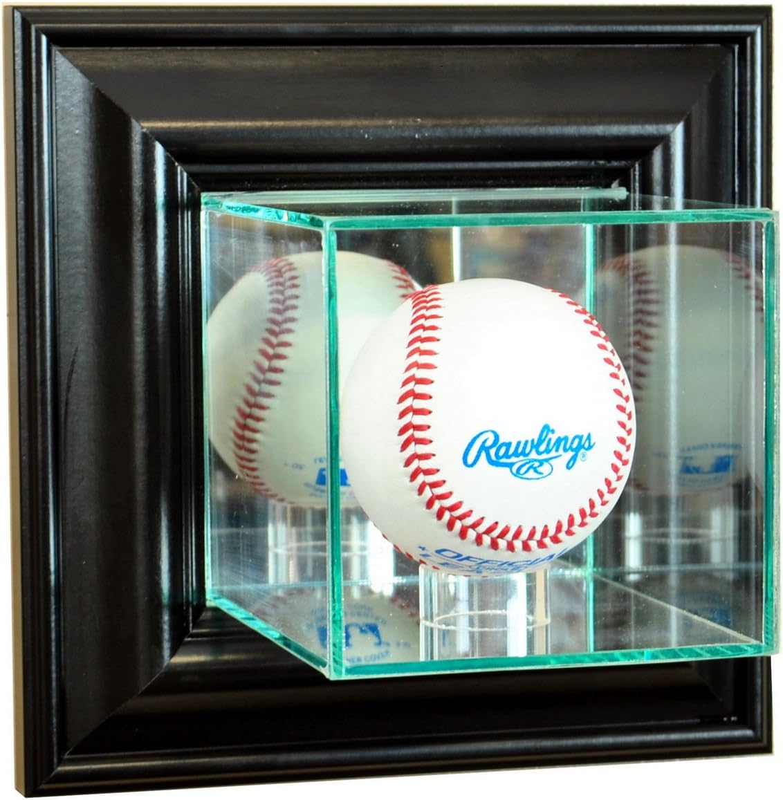 MLB Wall Mounted Baseball Glass Display Case