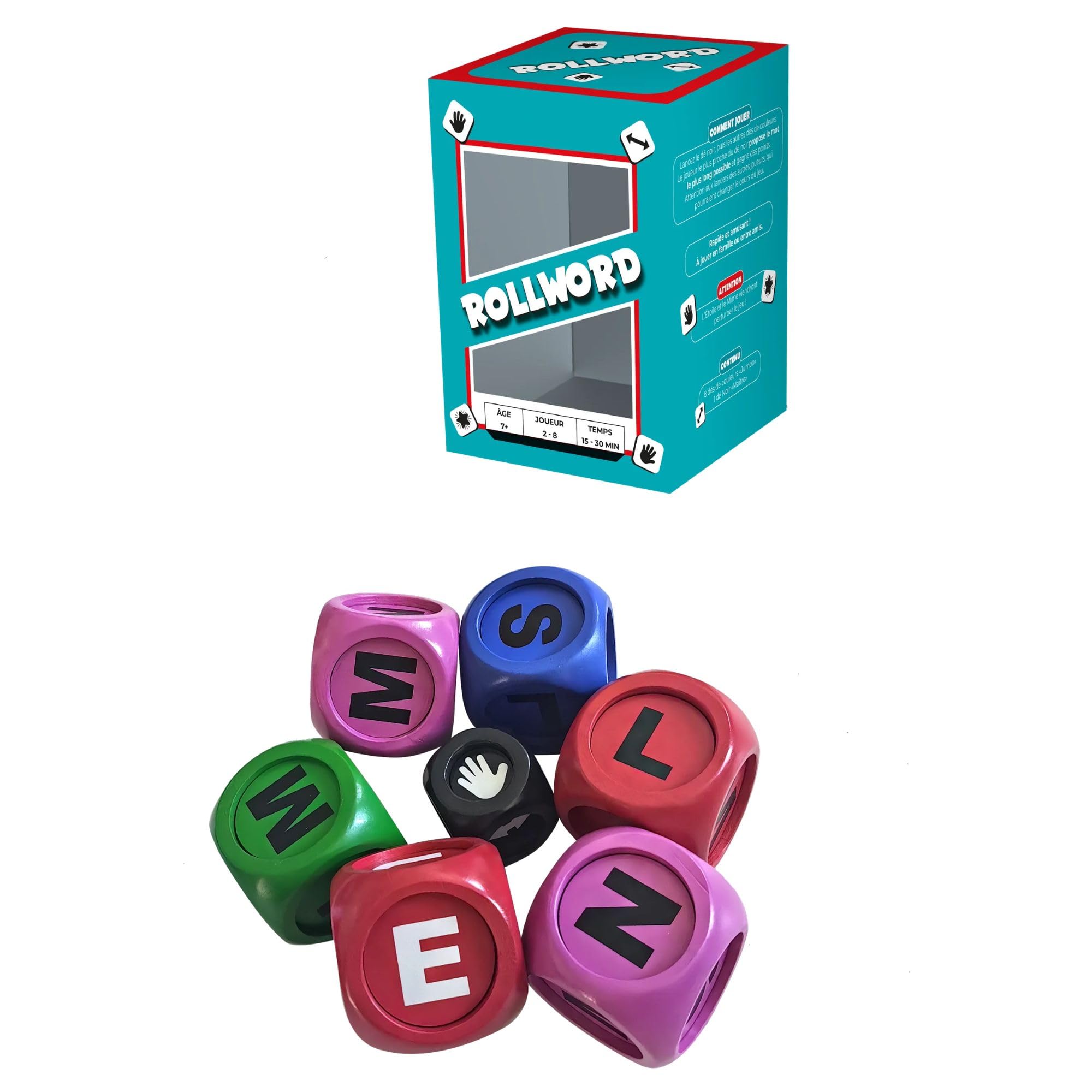 Topi Games Rollword Würfel-Wortspiel auf Englisch