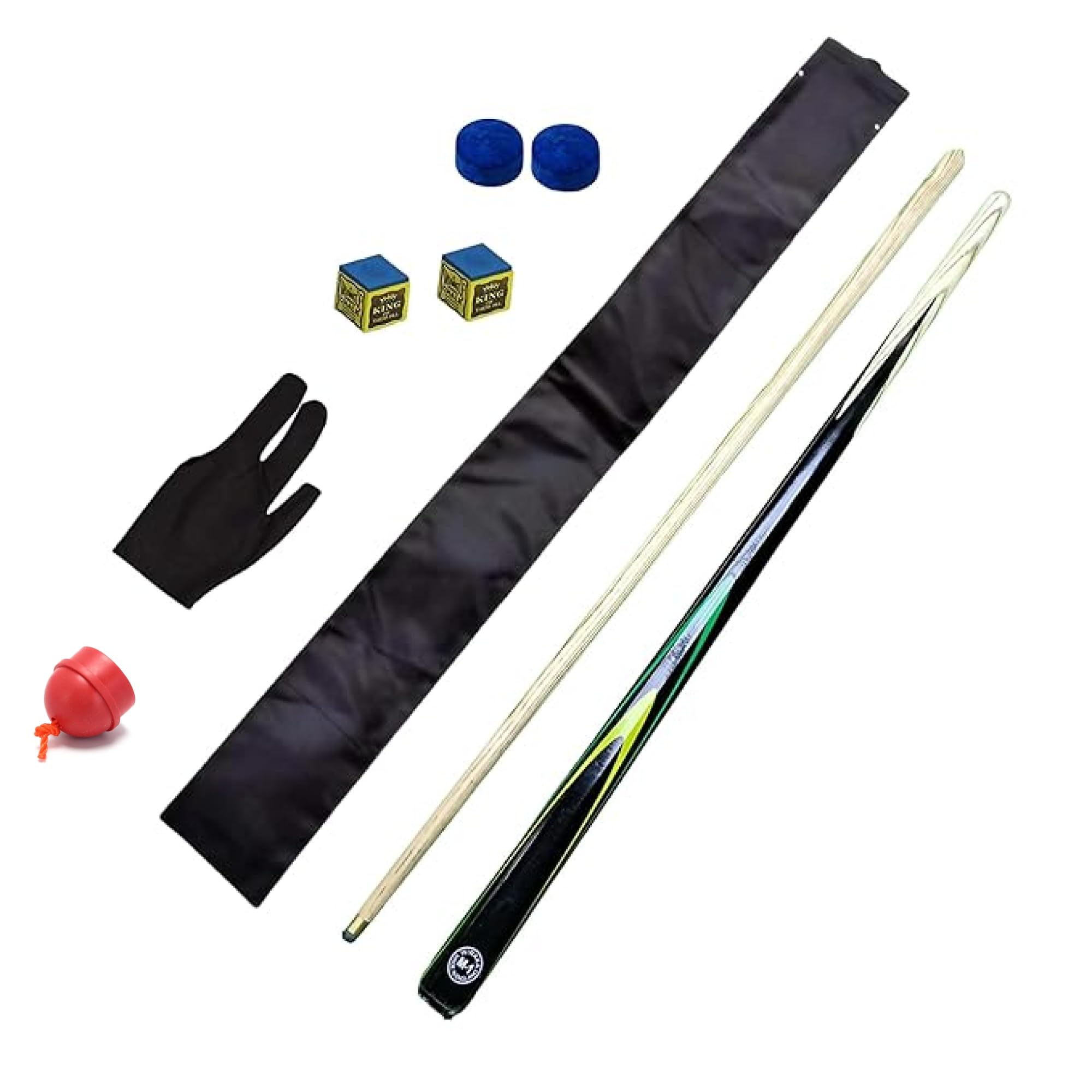 JBB Billiards Snooker Cue Stick and Pool Cue Stick Combo with 9mm Cue Stick, a Glove, 2 Tips, 2 chalks, a Rubber Chalk Holder and a cue Cover (B0CS6R3NNF) Amazon Price History, Amazon Price Tracker