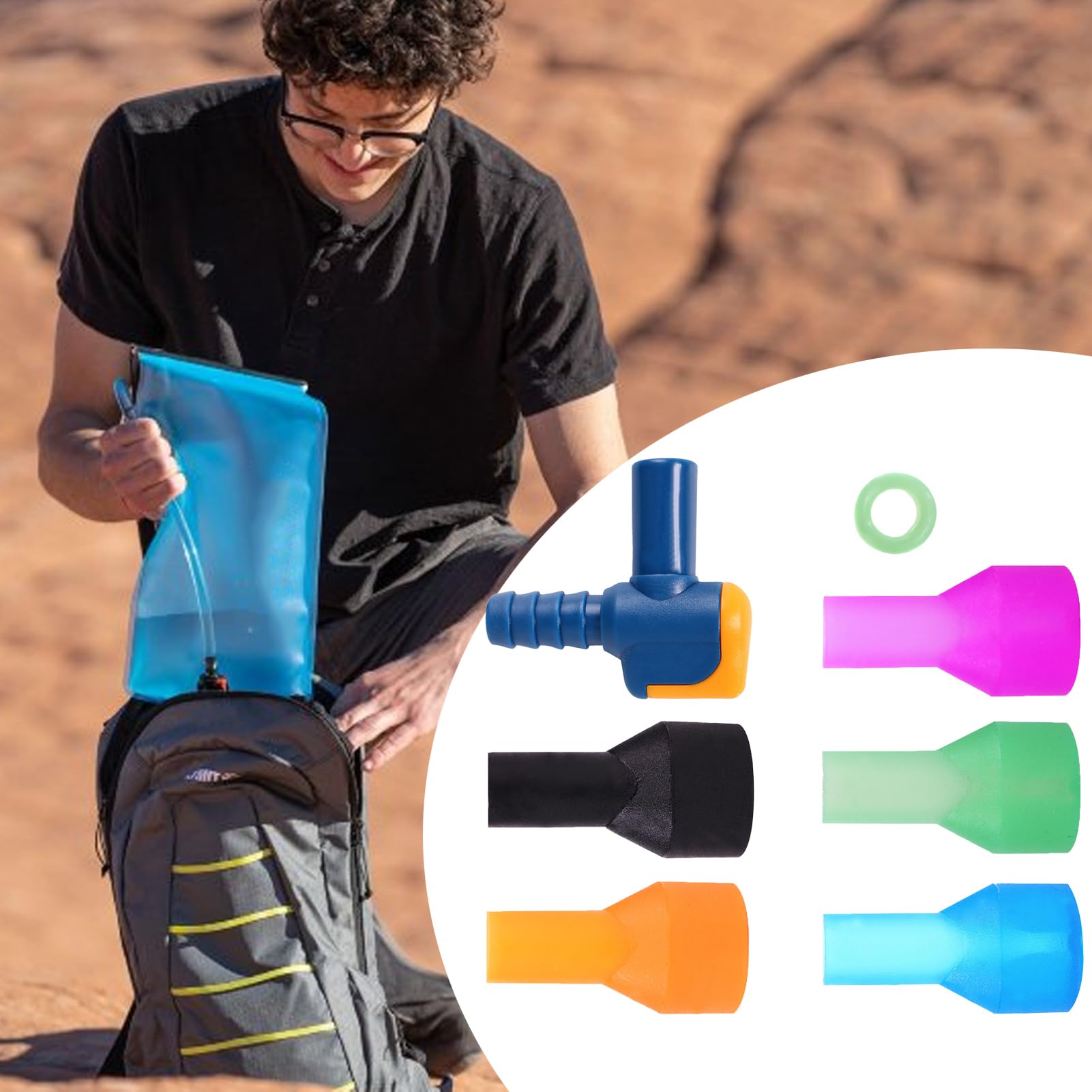 Kit De Remplacement De Valve à Morsure – Silicone Alimentaire, Auto-Scellant, Compatible Sacs D'Hydratation, Pour Course Cyclisme Camping