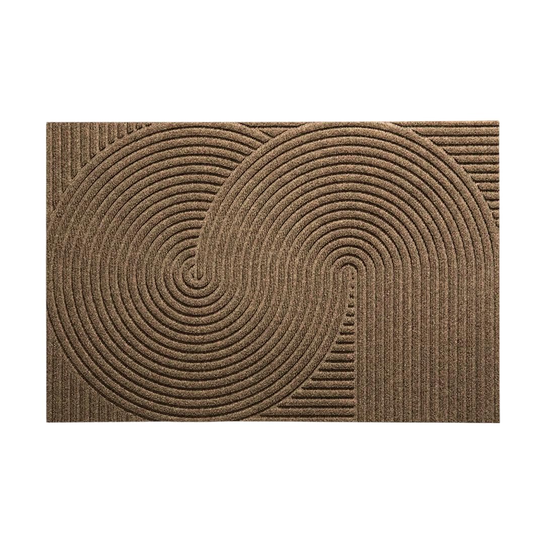 Paillasson d'entrée en sable, tapis d'entrée d'intérieur et d'extérieur imperméable, décoration d'intérieur scandinave moderne, antidérapant, paillasson d'automne, tapis lavable de 61 x 91 cm