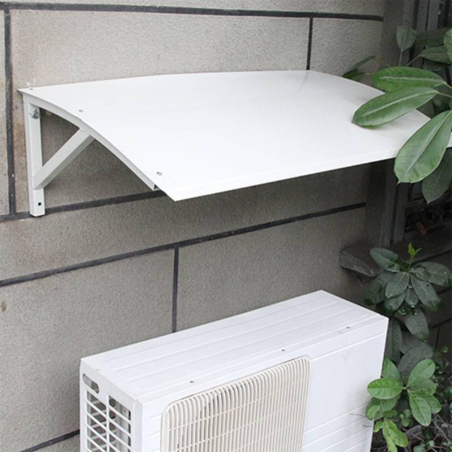 Xnshunhoyn Air Conditioner Cover Outdoor Ac Units Protection, Patio Awning Canopy Uv Rain Snow Protection Sheet, Thicken Sun Shade Outer Cover Split Heat Pump Unit Cover For Condenser Compressor