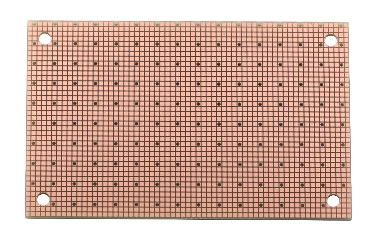 SP1-50x50-G SMTpads, Größe 1, 50 x 50 mm Pads, unplattierte Löcher zum Boden, 2-seitige Leiterplatte, Größe 1 = 50 x 80 mm
