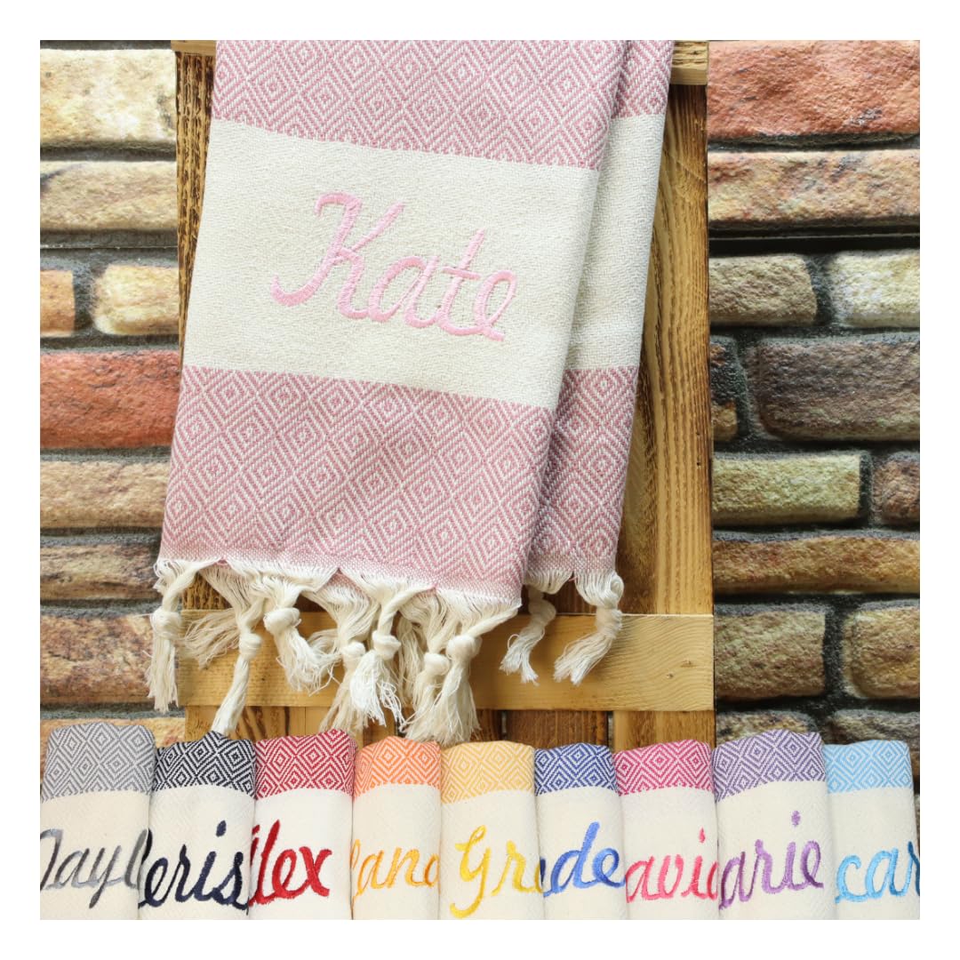 Set Of 6 Personalized Beach Towels - 40x70 Inch Custom Name Towels For Bachelorette, Girls Trip, Bridal Party - View #11