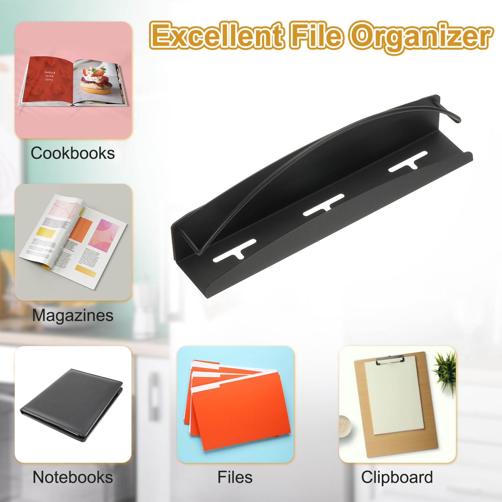 PATIKIL 2 Pack Magnetic File Holder - Image 4