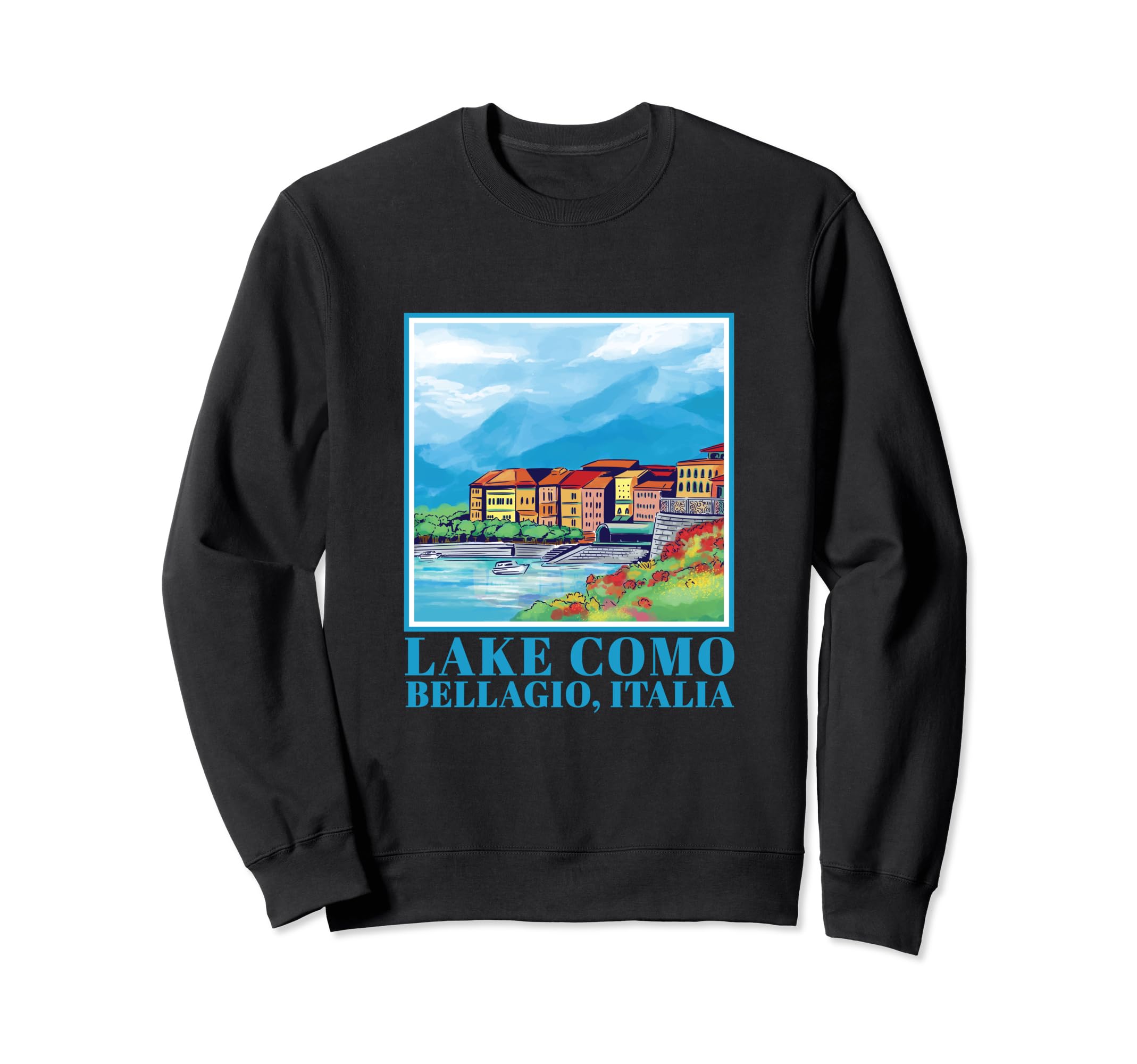 Lake Como Bellagio Italia Design Sweatshirt