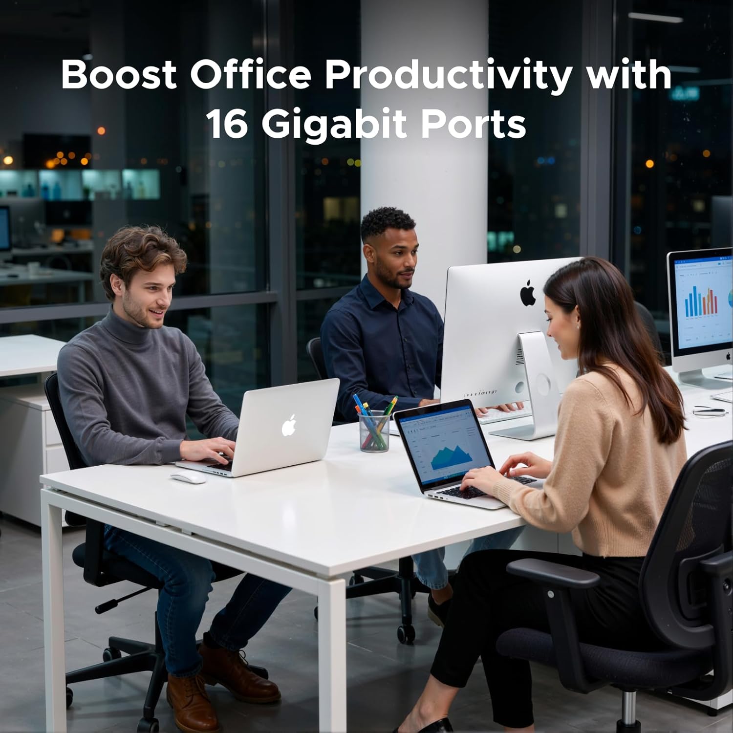 UGREEN 16 Port Gigabit Switch, Plug & Play Ethernet Switch, Standard/VLAN Mode, Unmanaged Network Splitter for Office & Business, Metal Fanless Desktop & Wall Mount Hub for NAS, PC, Printer, Router 6 71t9HyXIPrL. AC SL1500