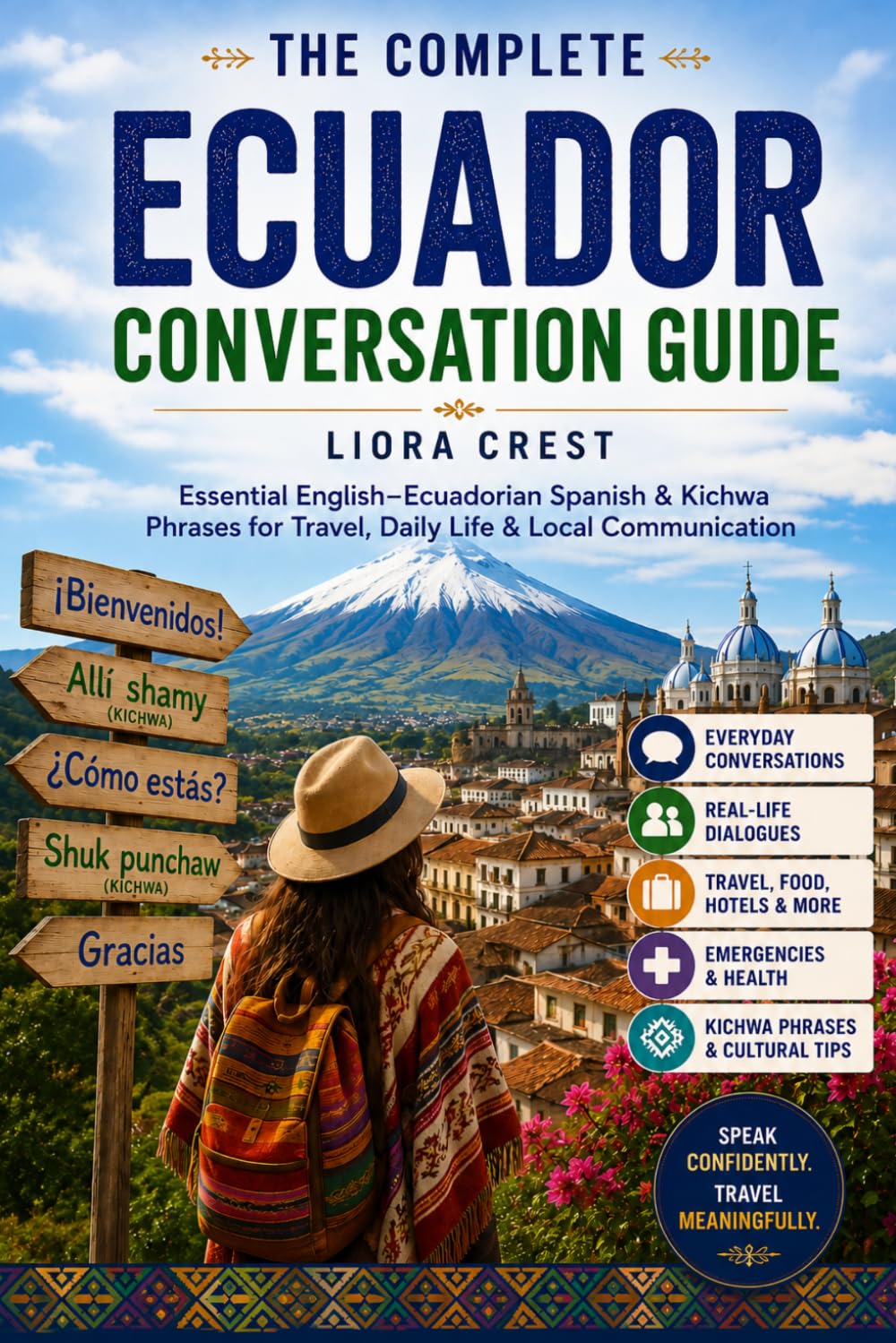 The Complete Ecuador Conversation Guide: Essential English–Ecuadorian Spanish & Kichwa Phrases for Travel, Daily Life & Local Communication