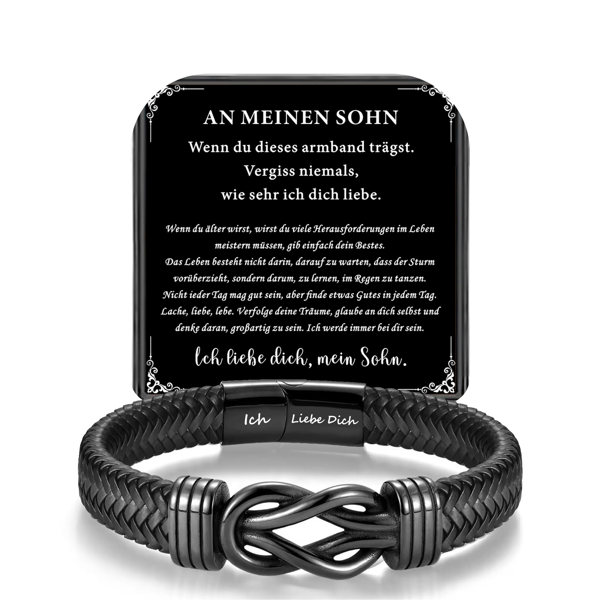 HAYOUWAY Armband Damen Gold mit Buchstaben 14K Gold Vergolde