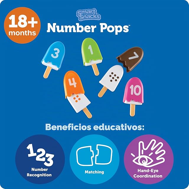 Foto 5 de 6 de Learning Resources Polos de números Number Pops de Smart Snacks
