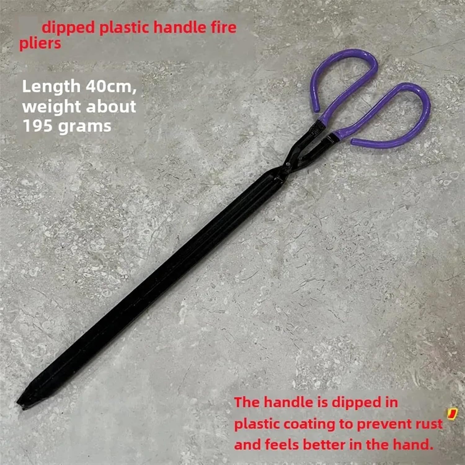 Fire Tongs 40CM Long-handled Fire Tongs For Home Use Coal Ball Fire Clip Stove Ash Removal Tool Garbage Clip