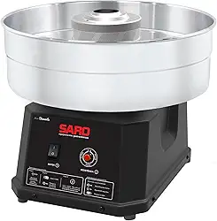 Máquina de Algodão Doce Profissional Elétrica Bivolt Eventos Aniversários Buffet Infantil Saro