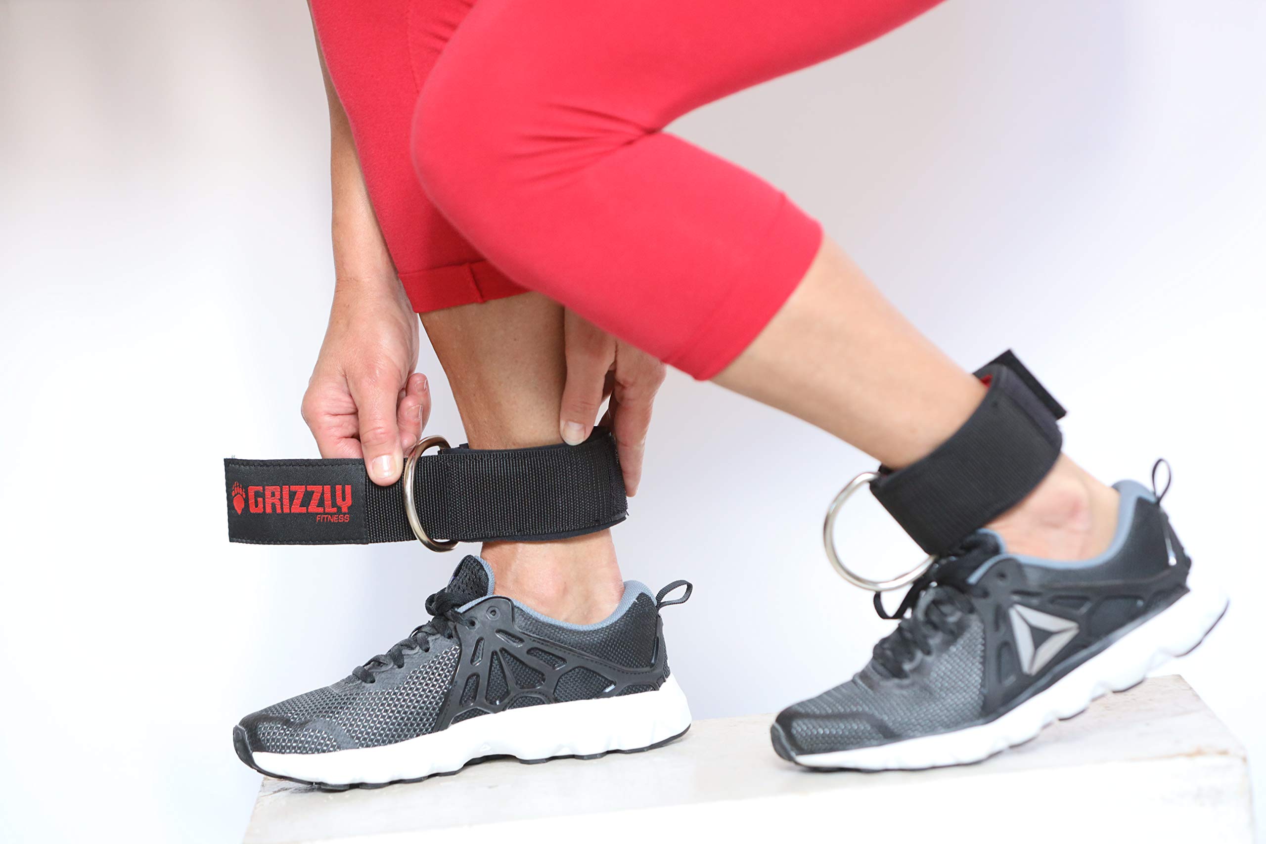Amazon | Grizzly Fitness ネオプレンアンクルストラップ | ワンサイズ