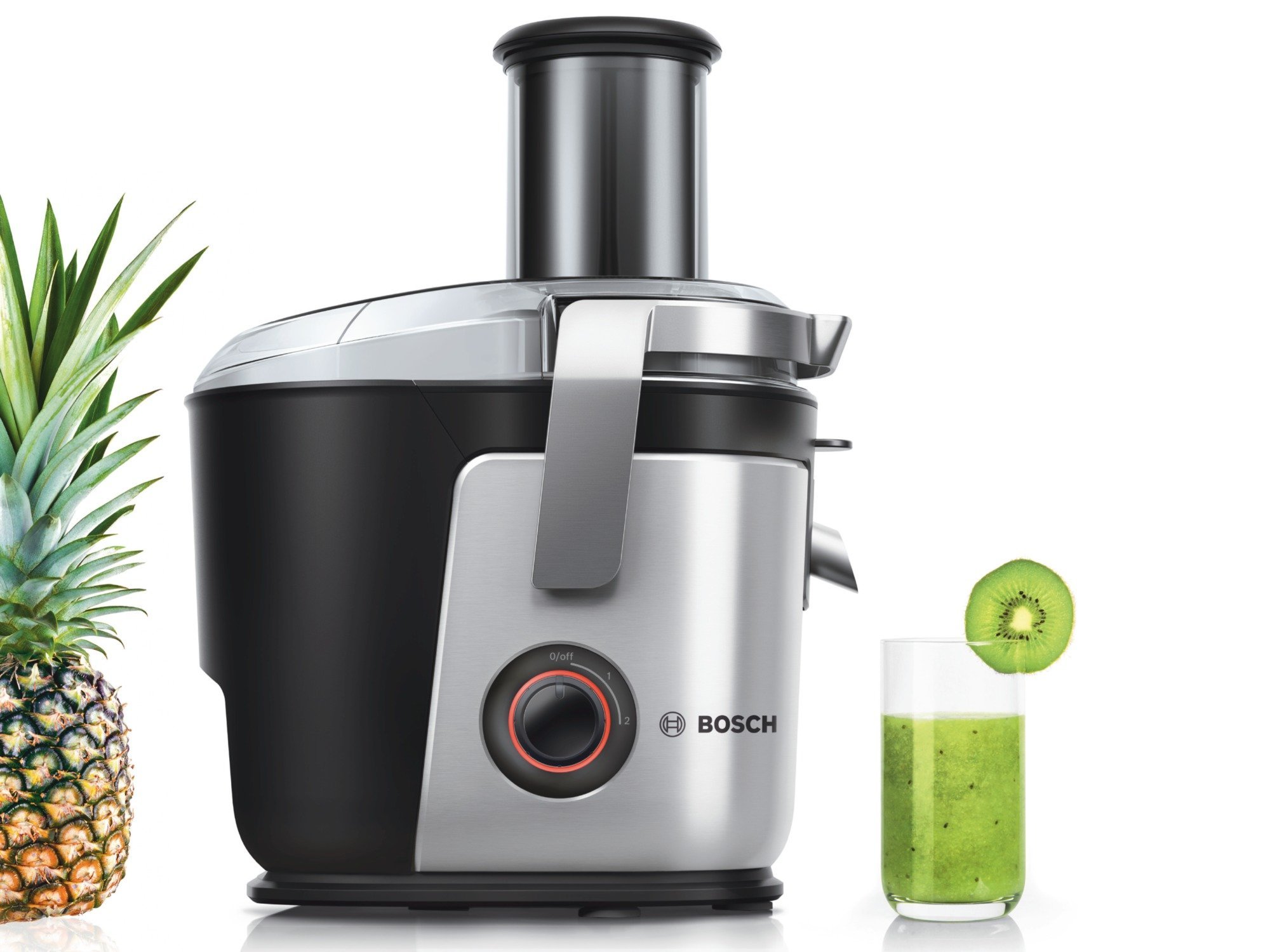 Bosch - Licuadora, 1.000 W, Capacidad 1.5 Litros, 2 Velocidades, Color Negro/ Acero/ Plata, MES4000GB