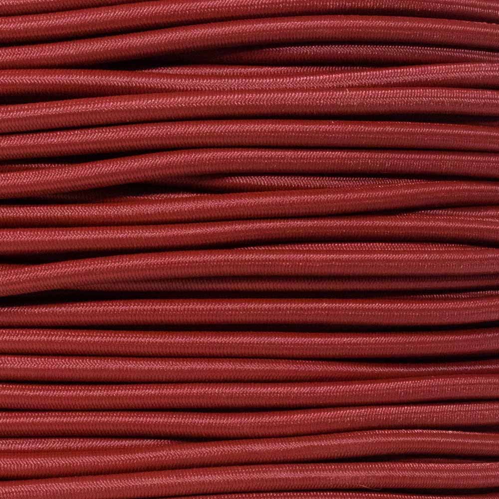 West Coast Paracord Bungee Elastic Nylon Shock Cord (3/16 Inch x 250 Feet, Crimson)