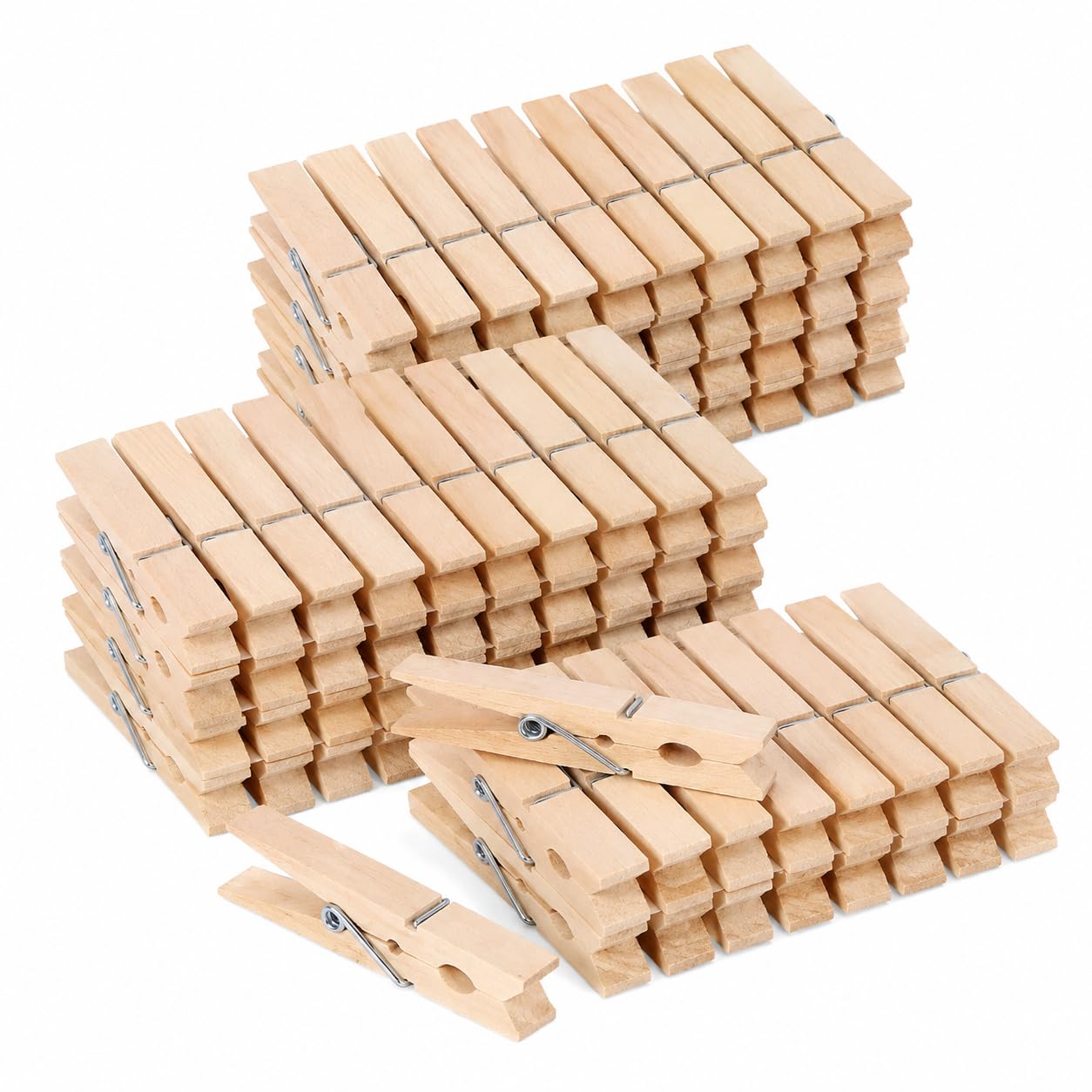 Wooden Cloth Clips for Laundry | Multipurpose Clothespins for Drying Clothes, Craft, DIY & Home Use | Strong Grip, Eco-Friendly Wooden Clips(Pack of 40)-image-21