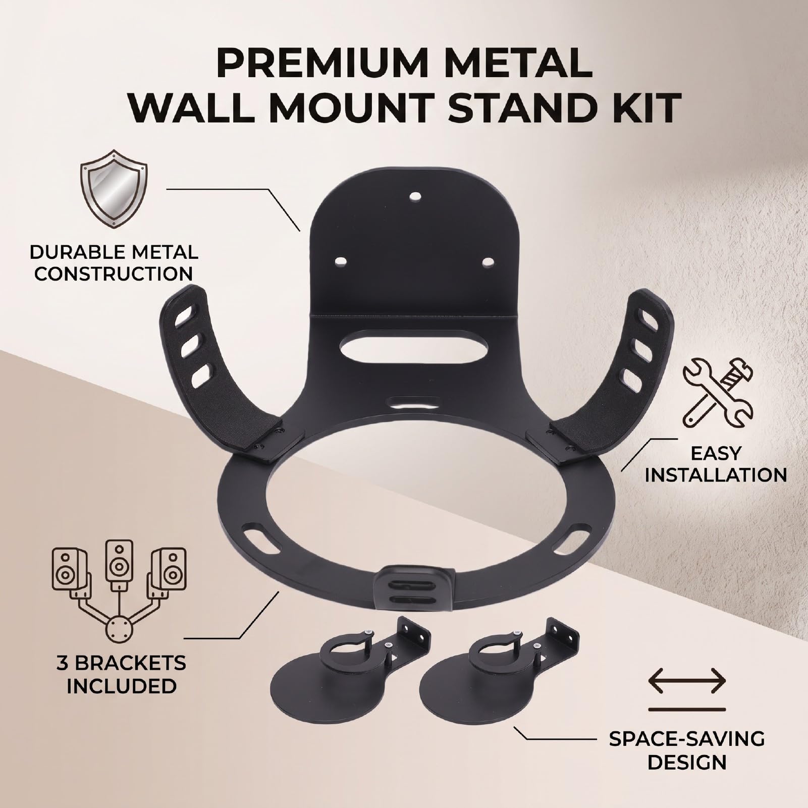 Soporte de Montaje en Pared para Altavoz