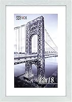 Vista 14 de VCK Marco de Madera de 18x24 Pulgadas para Pósteres, Impresiones, Fotos, Imágenes, Mapas, Certificados y Obras de Arte Negro