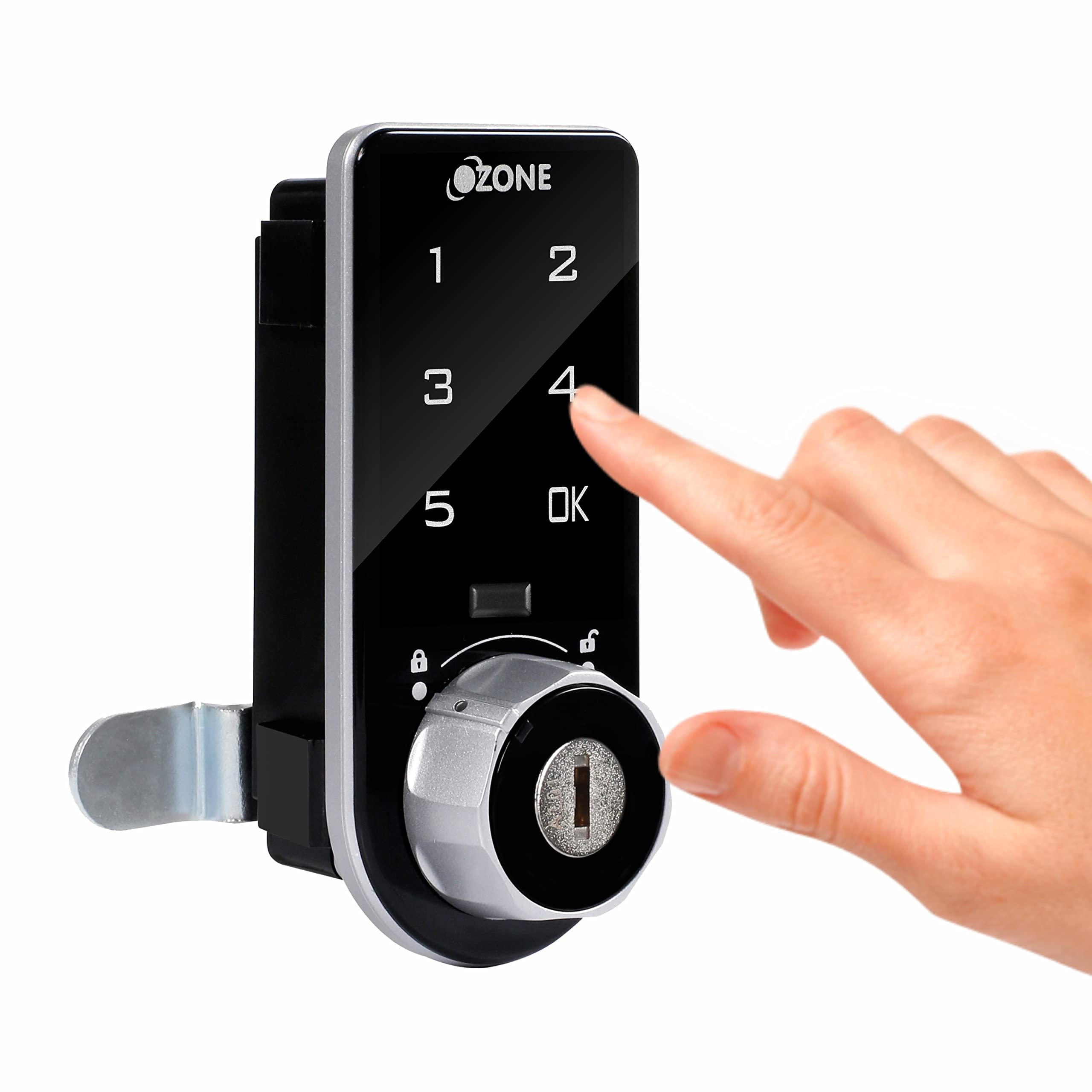 Ozone OZFL-302-FK Rectangular and Handy, Fingerprint and Key Access, Manual Locking System, Smart Furniture Lock Combo (Pack of 2) (B09T6T4XX3) Amazon Price History, Amazon Price Tracker