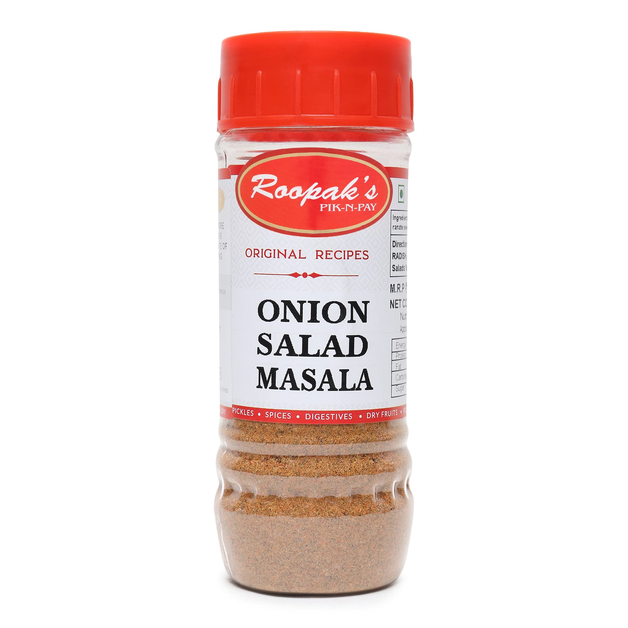 ROOPAK'S PIK-N-PAY Roopak's-Combo Pack Of Kala Chat Masala + Fruit Chat Masala + Onion Salad Masala(Pack Of 3,100Gm Each) 1