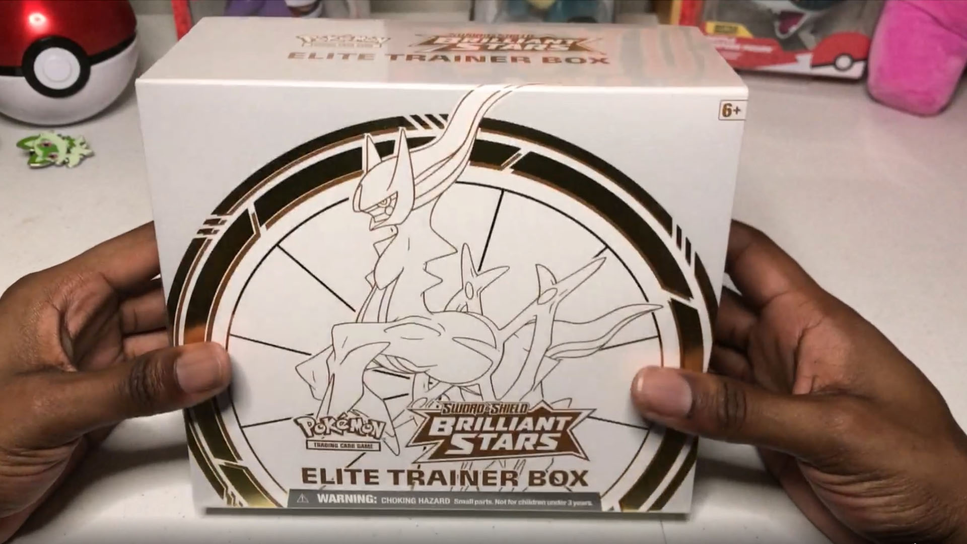 Watch Unboxing Brilliant Stars Elite Trainer Box Pokemon TCG on Amazon Live