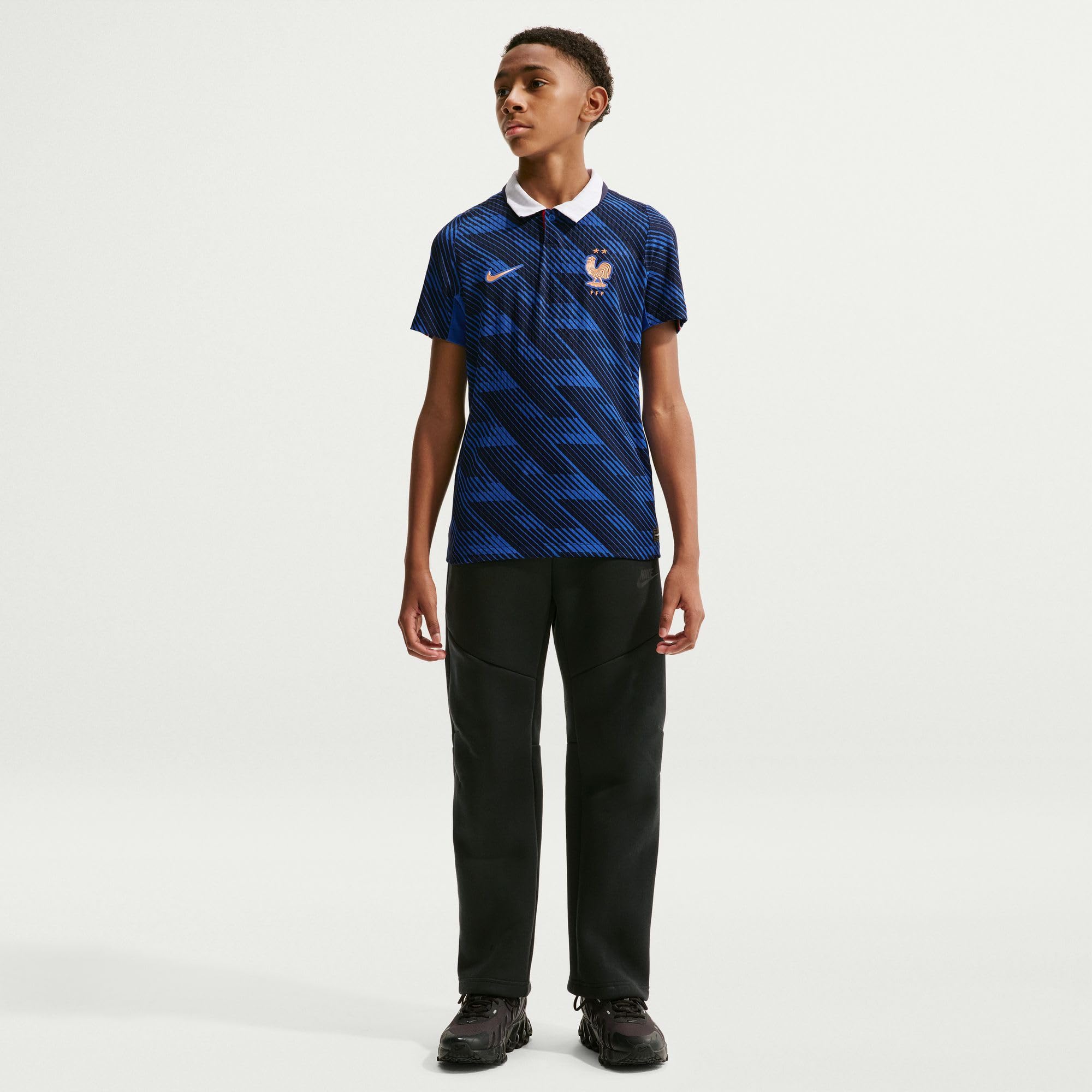 Nike FFF 2026 Heimspiel Nike Aero-Fit Authentic Fußballtrikot für Ältere Kinder Maglia da Calcio Unisex - Bambini e Ragazzi
