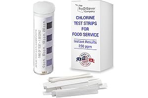 Chlorine Test Strips for Food Service