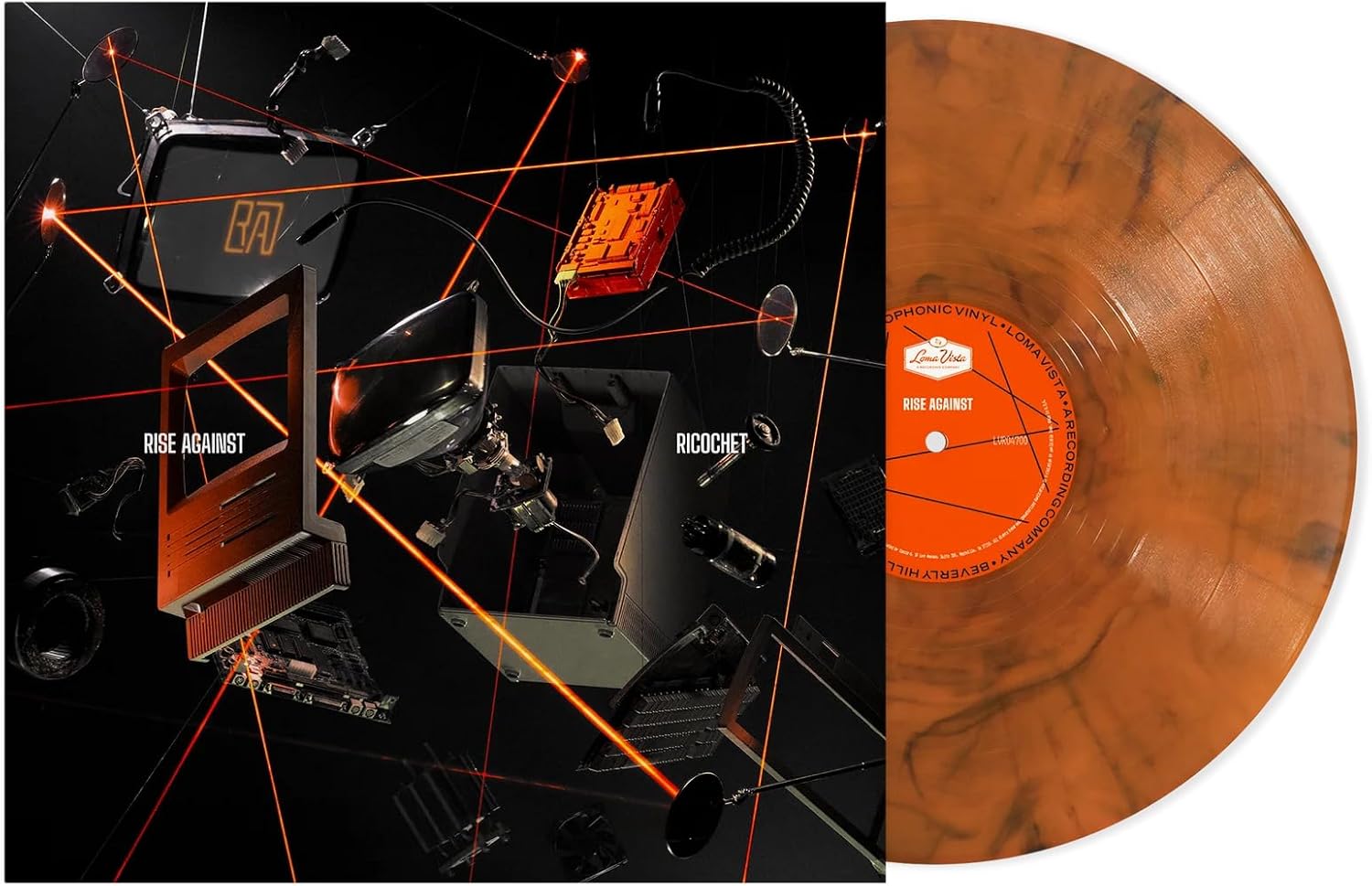 Ricochet (Autographed) Orange Smoke Colored Vinyl, Rise Against por Rise Against — capa do álbum