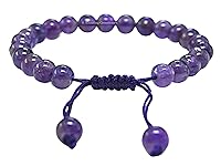 Vista 481 de Amazing Gemstone Yaxaite Bracelet for Women Men's Gifts - Protection Healing Crystal Bracelet - 8mm Gemstone Beaded Adjustable Bracelet Pulseras