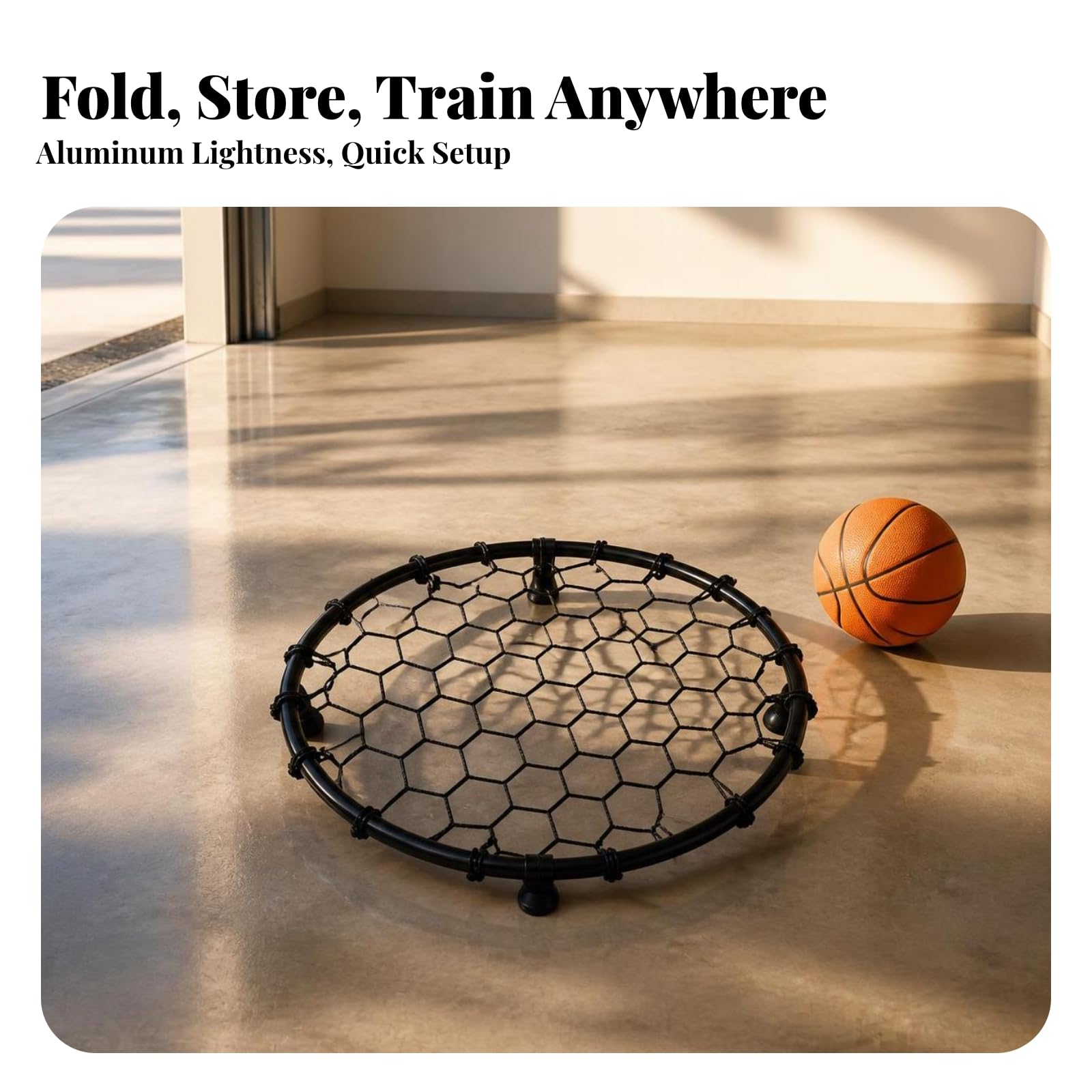 TISHITA Baloncesto Compacto Red Baloncesto, Compacta, Ador, para Gimnasio, Casa