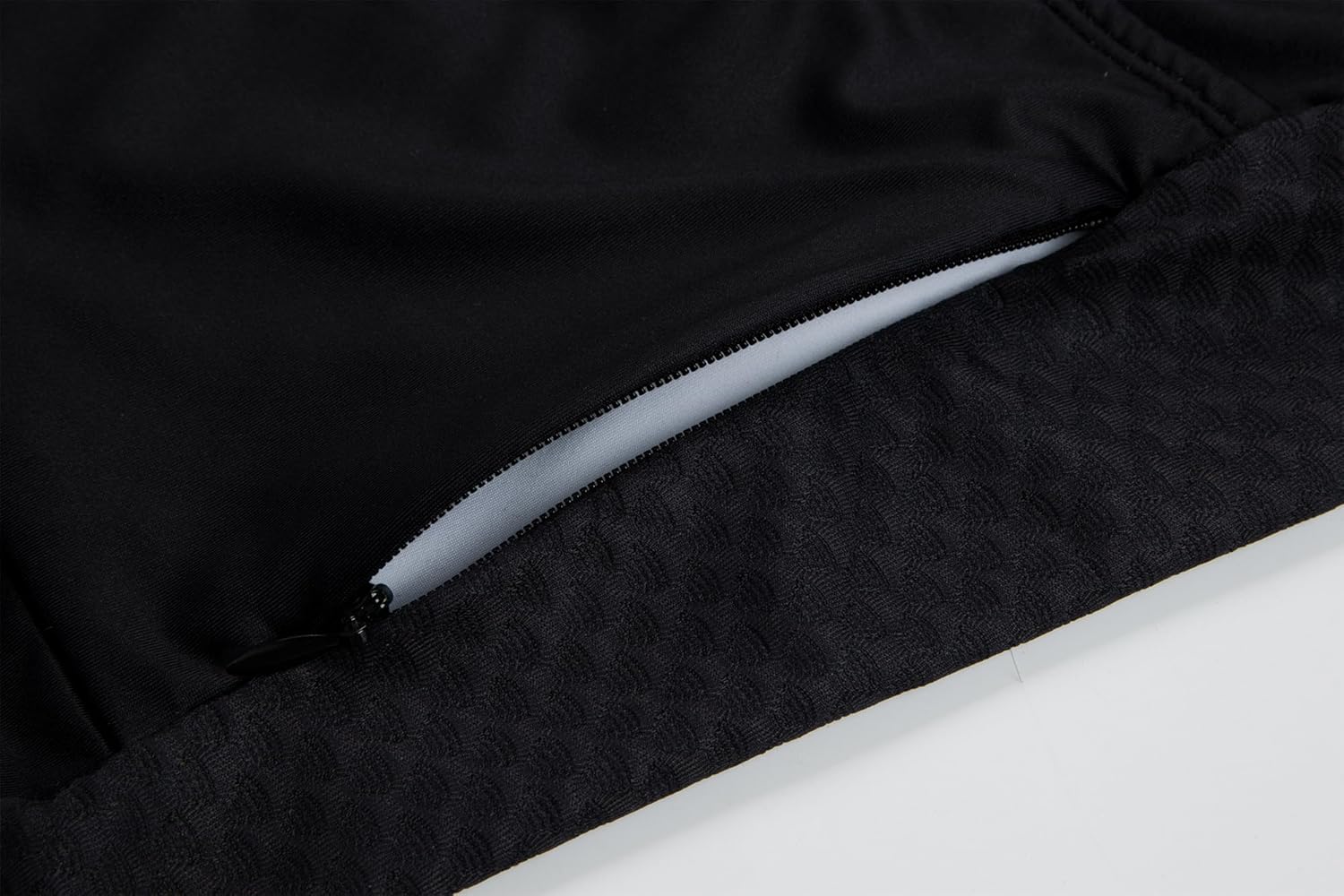 Men's Cycling Jersey Set Cycling Kit Bicycle Jersey Rear Zipper Pocket Bike Bib Shorts with Pockets Race Fit High Density Pad