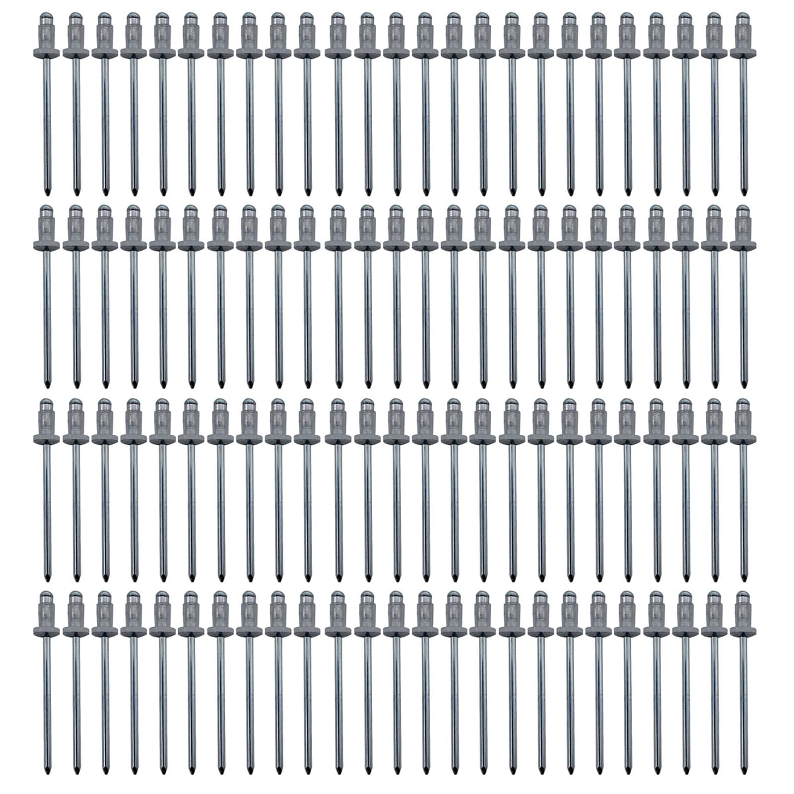 100Pcs Silver Door Reveal Molding Rivet compatible with Toyota Camry,Lexus RX350,Door Reveal Molding Rivet Replace for 90269-04051, 90269-A0006