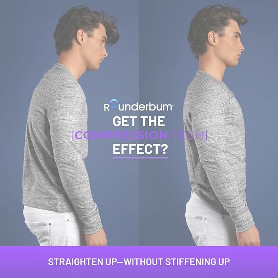Rounderbum Seamless Compression Tank Top - 5 Colors - Mens Shaper, Slims Waist, Improves Muscle Definition & Posture