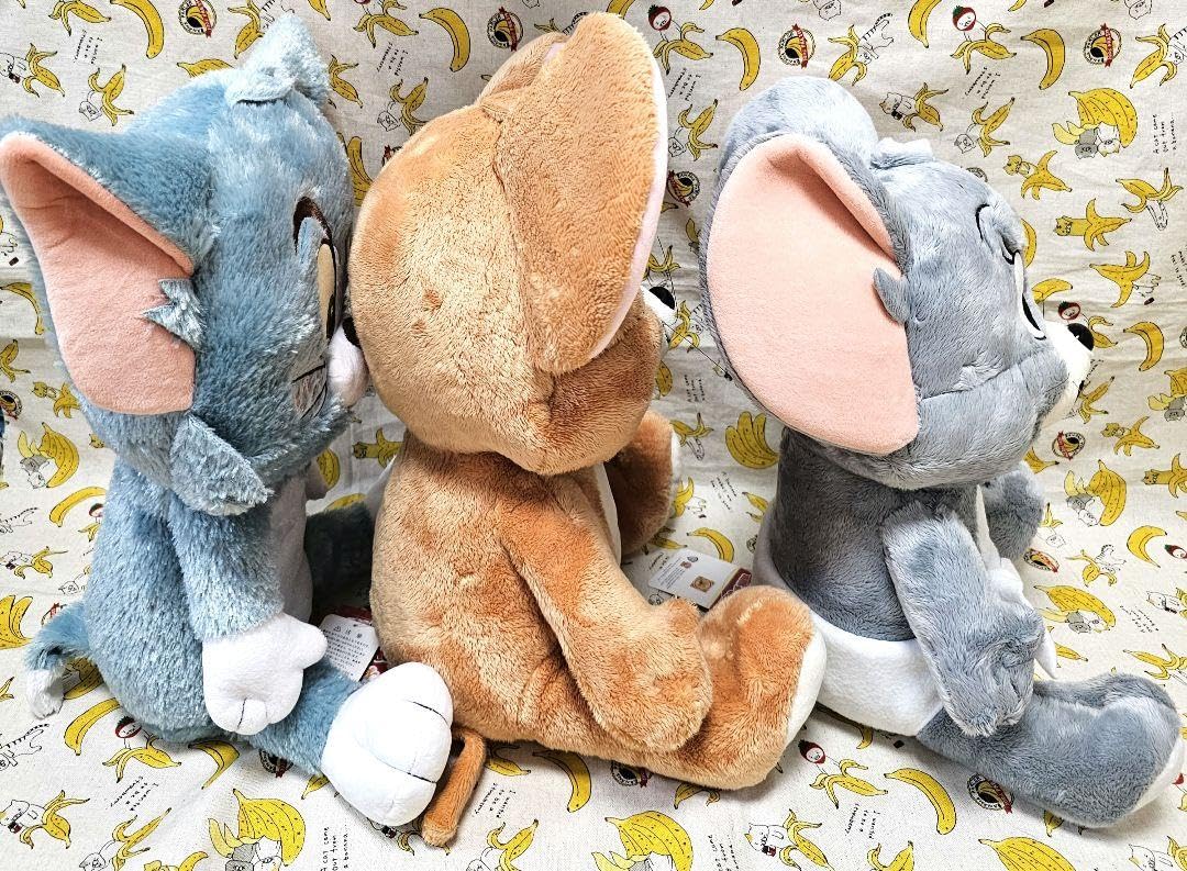 トムとジェリー　キラキラ　キュートミディアムぬいぐるみ⭐新品⭐【２点セット】 Amazon.co.jp: セキグチ トム＆ジェリー ジェリー ぬいぐるみ S