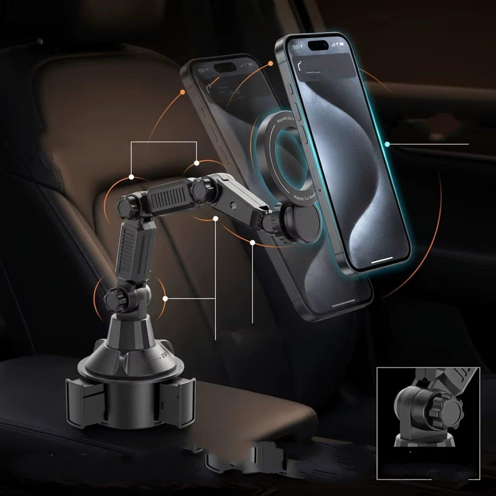 Supporto Telefono Auto Regolazione Universale Sul Cruscotto