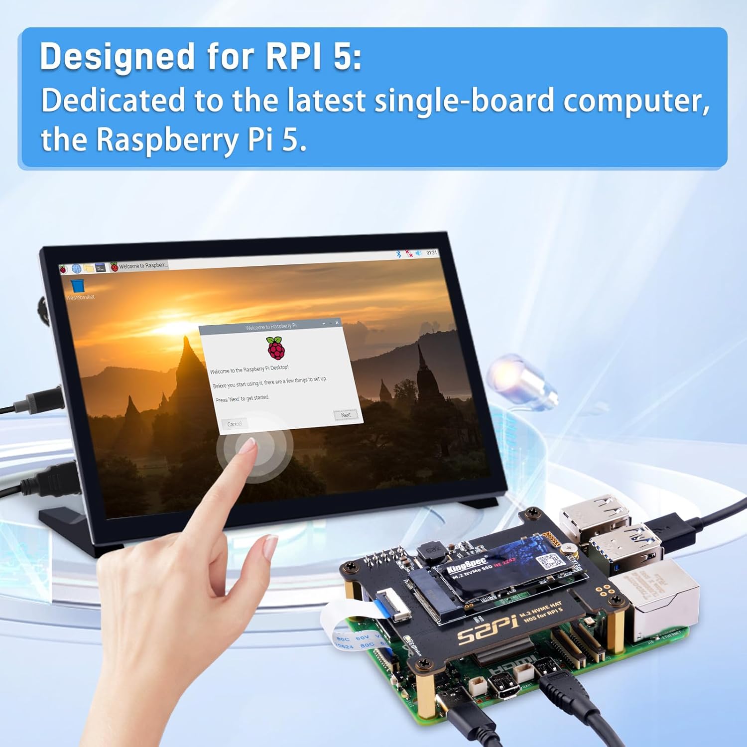 GeekPi Adaptador N05 para PCIe no Raspberry Pi 5: Testado 7 dias