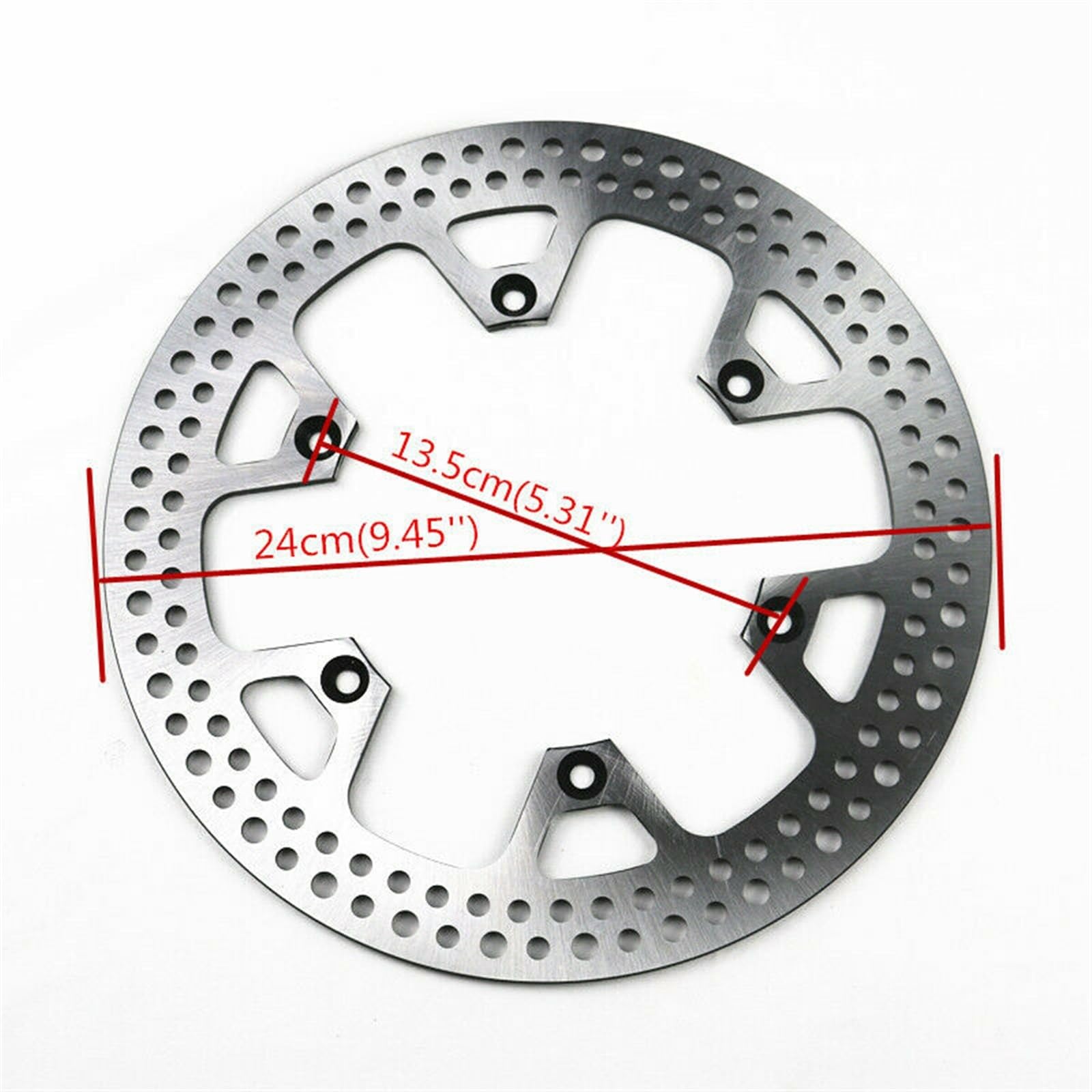 Compatible con Suzuki DRZ400SM 2005-2018 RM125 RM250, Freno De Disco De Motocicleta, Piezas De Repuesto De Rotor De Disco De Freno Trasero Discos de Freno Moto