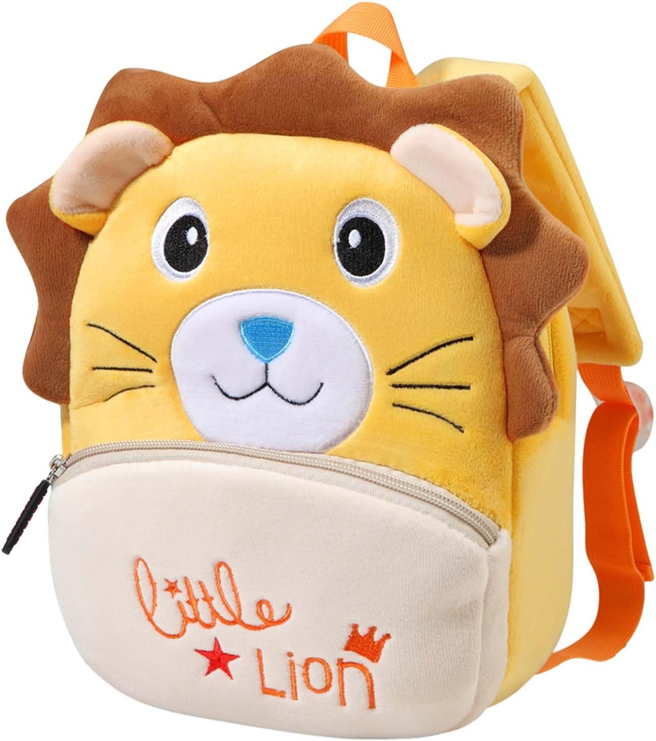Toddler Backpack for Boys, ChaseChic Cute Cartoon Mini Plush Lightweight Soft Baby Backpack, Daycare Backpack, Lion
