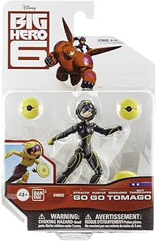 Amazon.com: Big Hero 6 Stealth Go Go Tomago Action Figure, 4