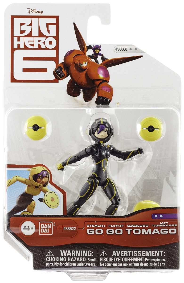 Amazon.com: Big Hero 6 Stealth Go Go Tomago Action Figure, 4
