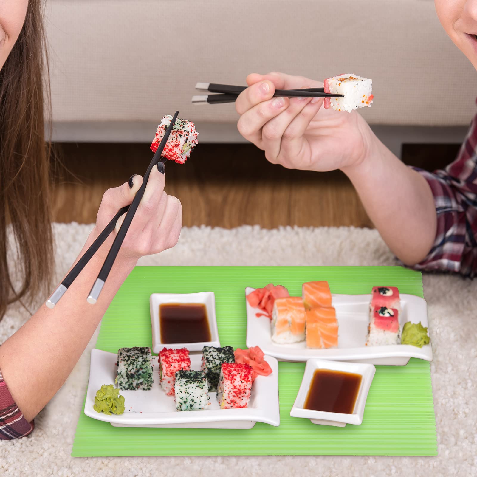 Amazon.co.jp: 6ピース キッチン寿司マット 竹製 巻き寿司マット Amazon.co.jp: 6ピース キッチン寿司マット 竹製 巻き寿司マット