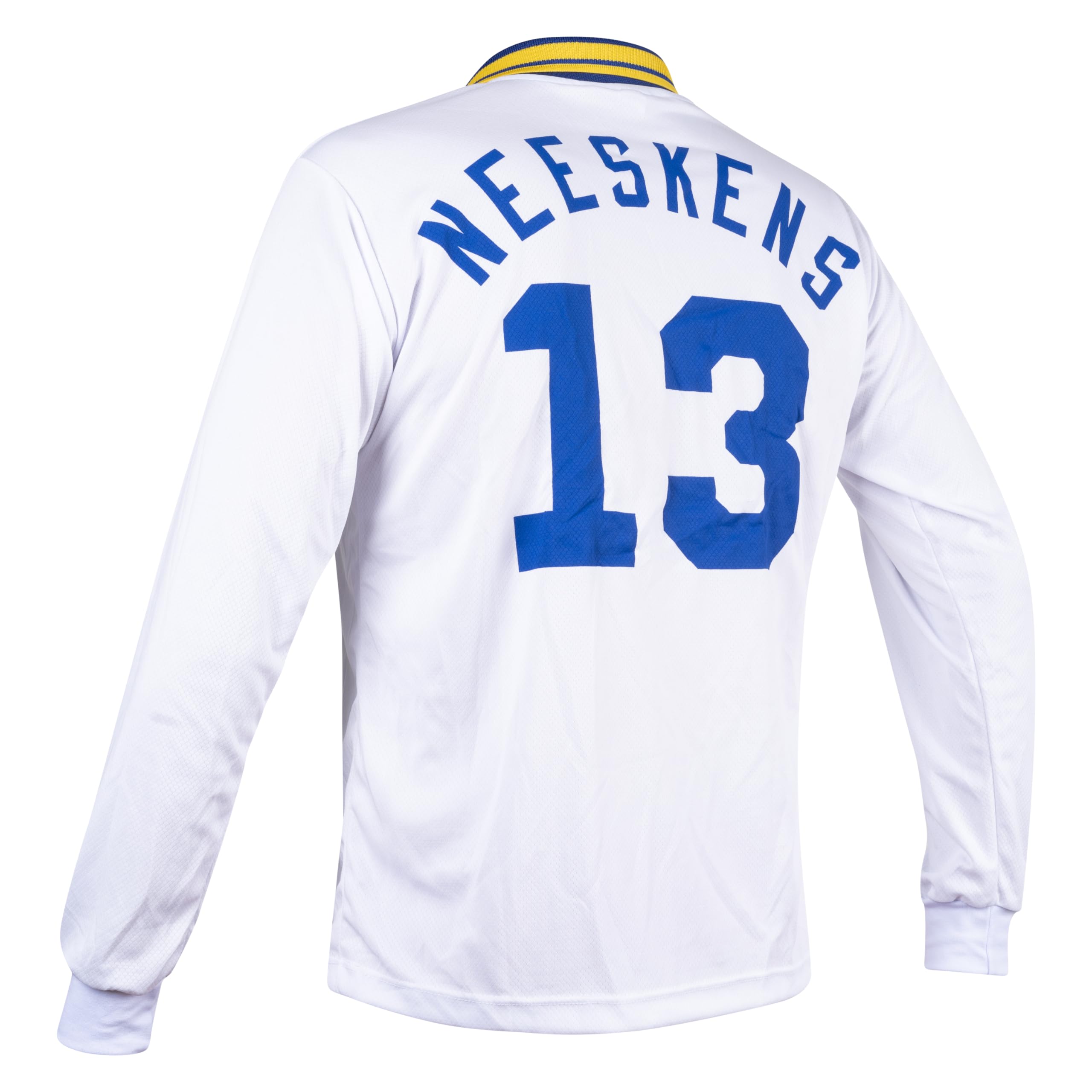 NY Cosmos Neeskens 13 Camiseta de Fútbol Manga Larga Hinchas Deporte Retro Vintage Blanca