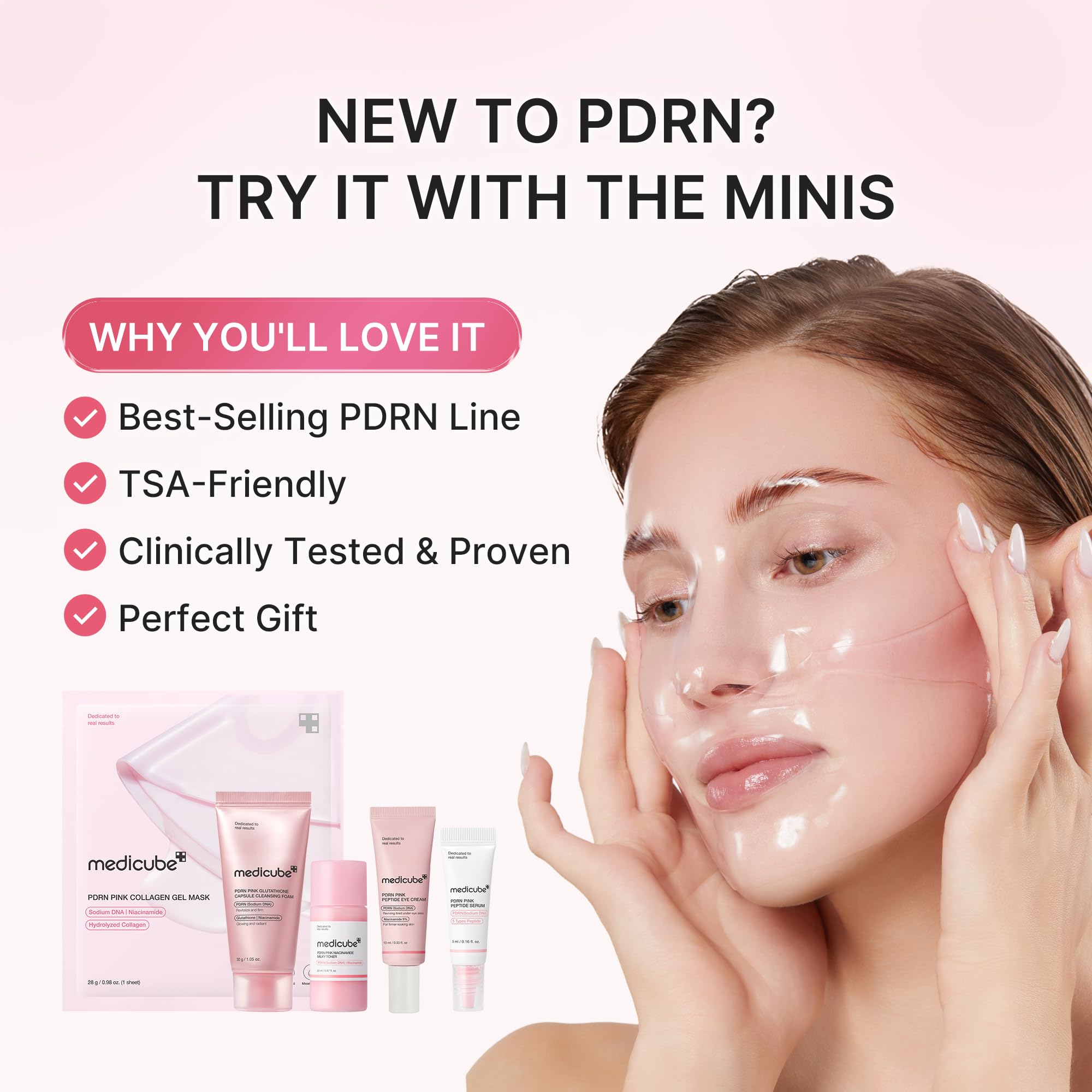 Amazon.com : medicube PDRN Glow Essentials Kit, Mini Skincare